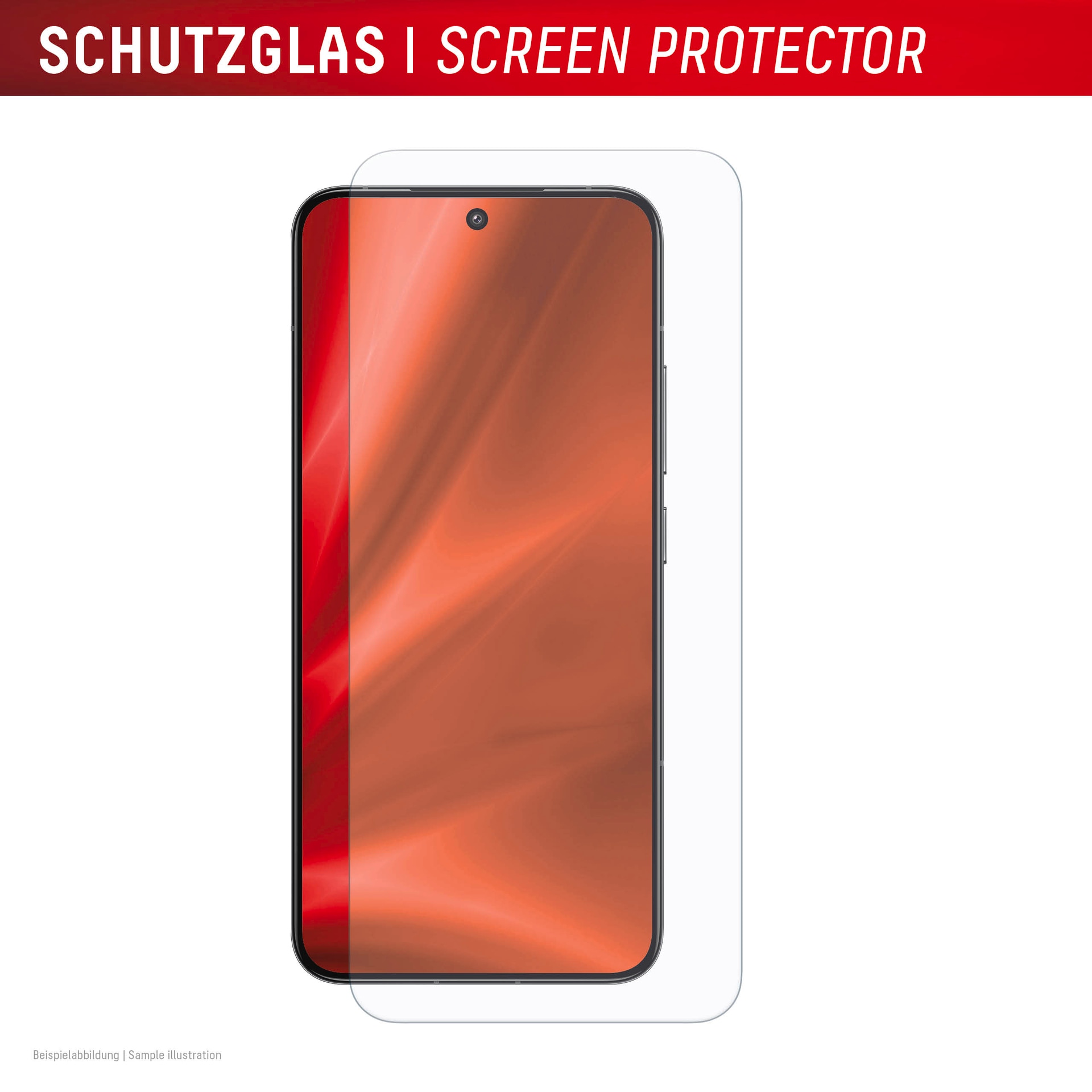 Displex Displayschutzglas »Real Glass Screen Protector«, für Xiaomi 15, Displayschutzfolie, Schutzfolie, Bildschirmschutz, kratz- & stoßfest