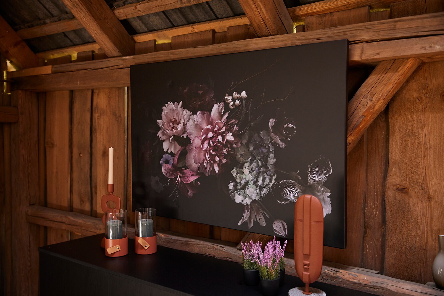 Bönninghoff Leinwandbild »Wandbild BLUMEN 78x118 cm – Leinwandbild Keilrahmen Deko modern« Blumen | Blumenbilder | Orchidee 1 Stk. tlg. auf Keilrahmen gespannt