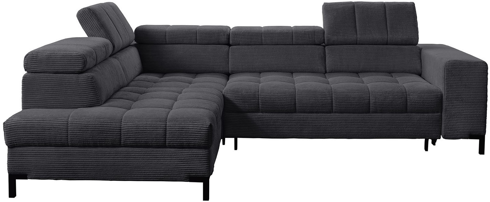 exxpo - sofa fashion Ecksofa »Bocco, hochwertige Verarbeitung, toller Sitzkomfort, bequem, L-Form« wahlweise mit Bettfunktion u. Bettkasten, inkl. Kopfteilverstellung