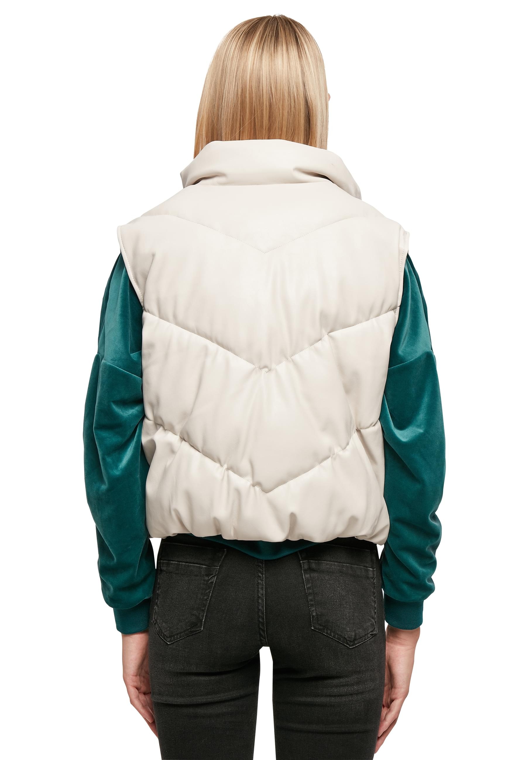 Karl Kani Jerseyweste »Karl Kani Damen KW223-072-1 OG Cropped Puffer Vest«, (1 tlg.)