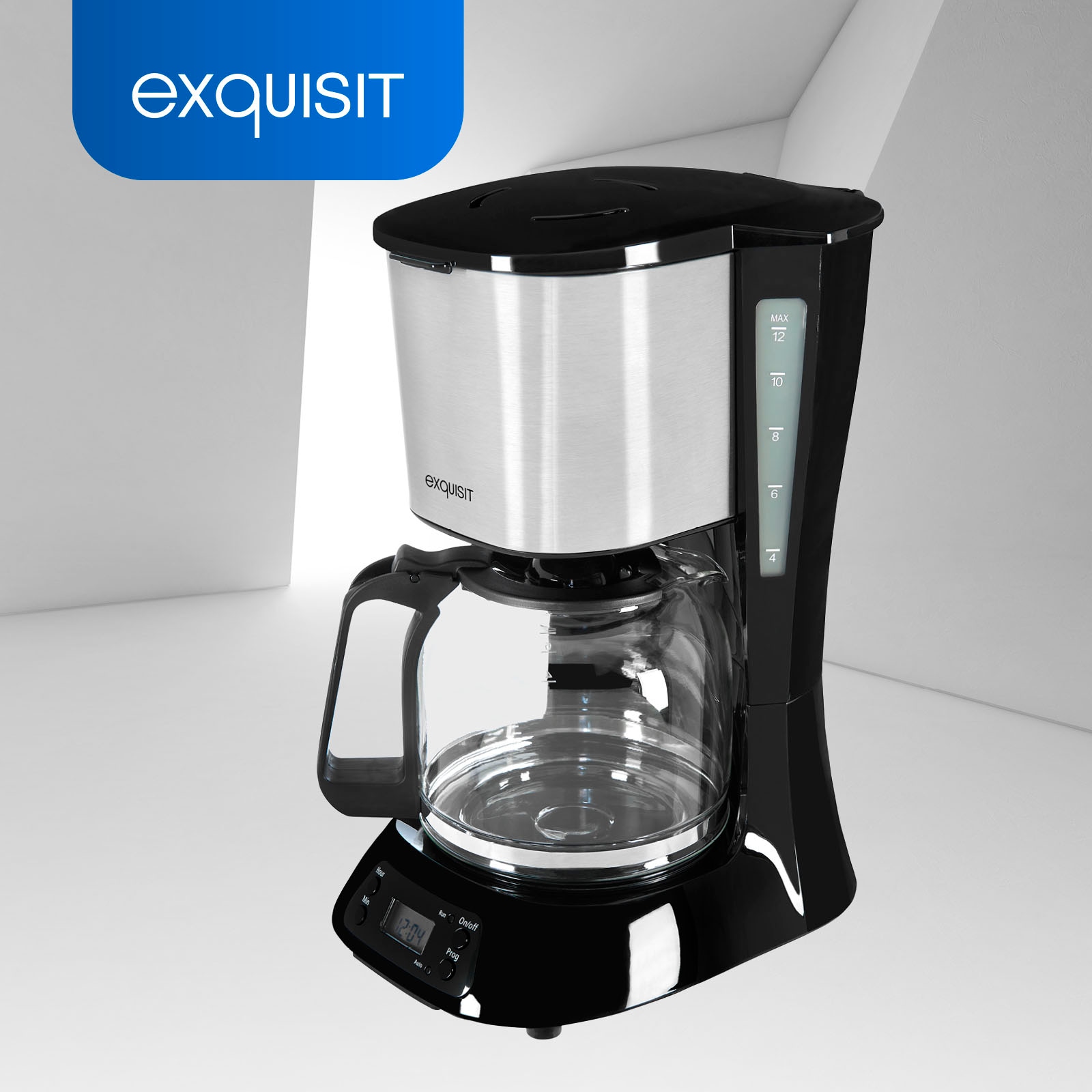 exquisit Filterkaffeemaschine »KA 6119 isw«, 1,5 l Kaffeekanne,  Papierfilter, 1x4 per Raten | BAUR