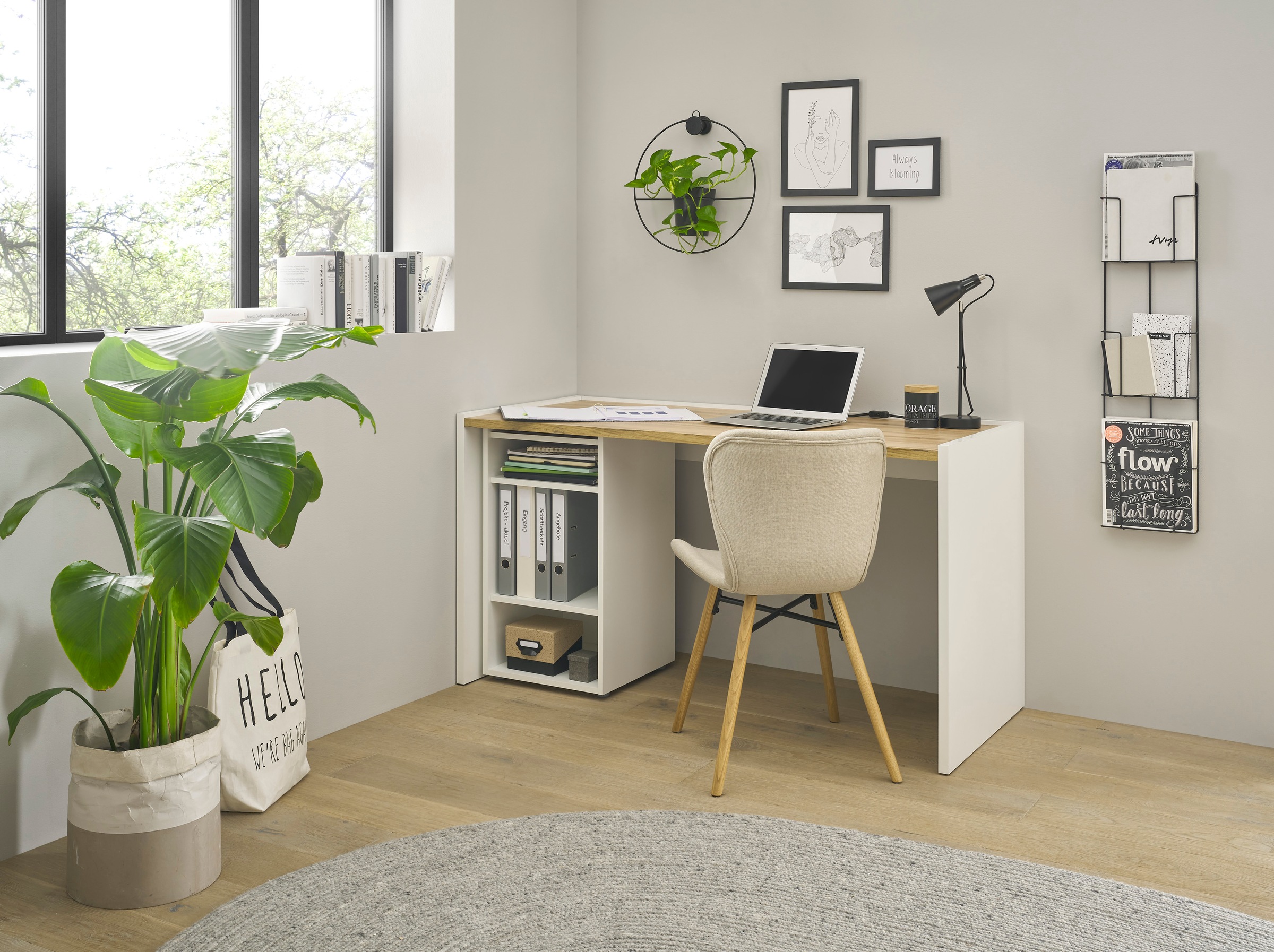 Home affaire Büromöbel-Set "CiTY/GiRON" Set, 2 Stk. tlg. günstig online kaufen