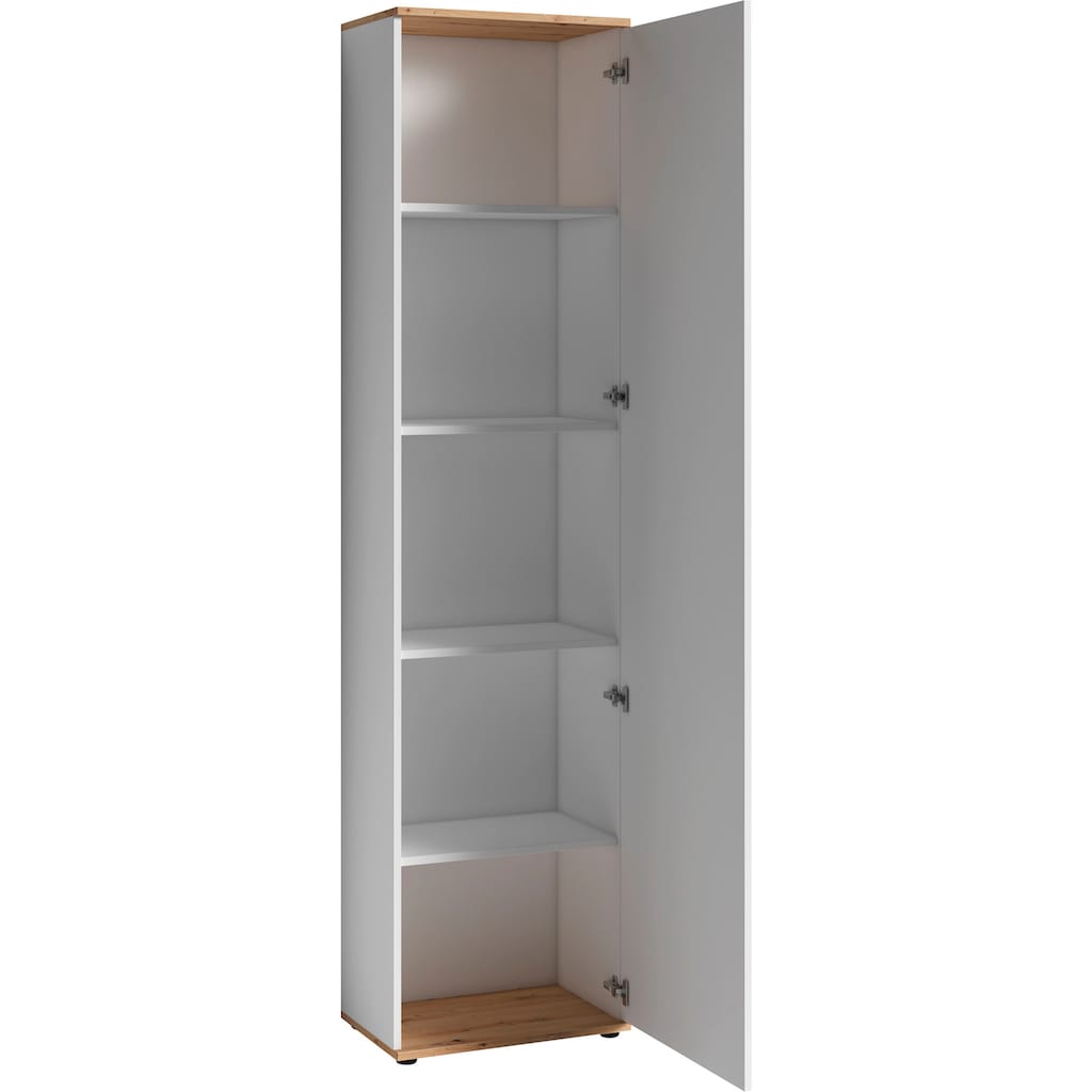 byLIVING Garderobenschrank »Jakob«, mit großem Spiegel, Breite 49 cm