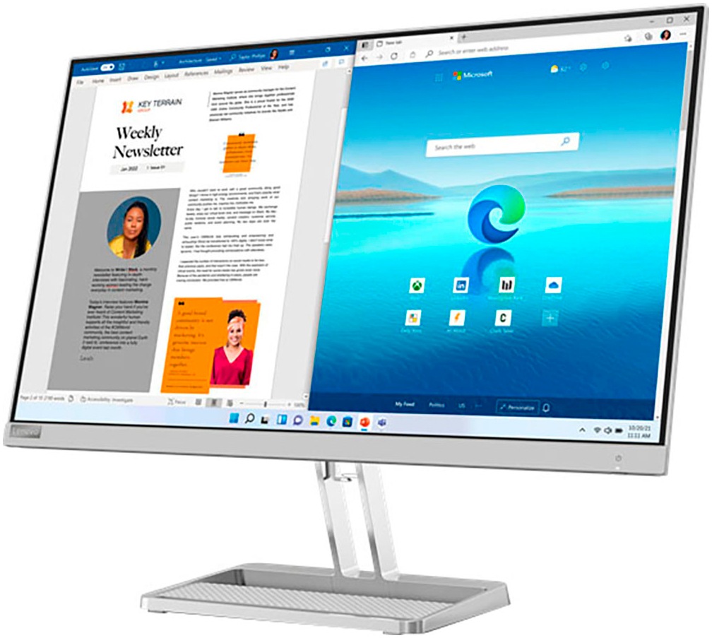 Lenovo LED-Monitor »L27i-40(H23270FL0)«, 69 cm/27 Zoll, 1920 x 1080 px, Full HD, 6 ms Reaktionszeit, 100 Hz