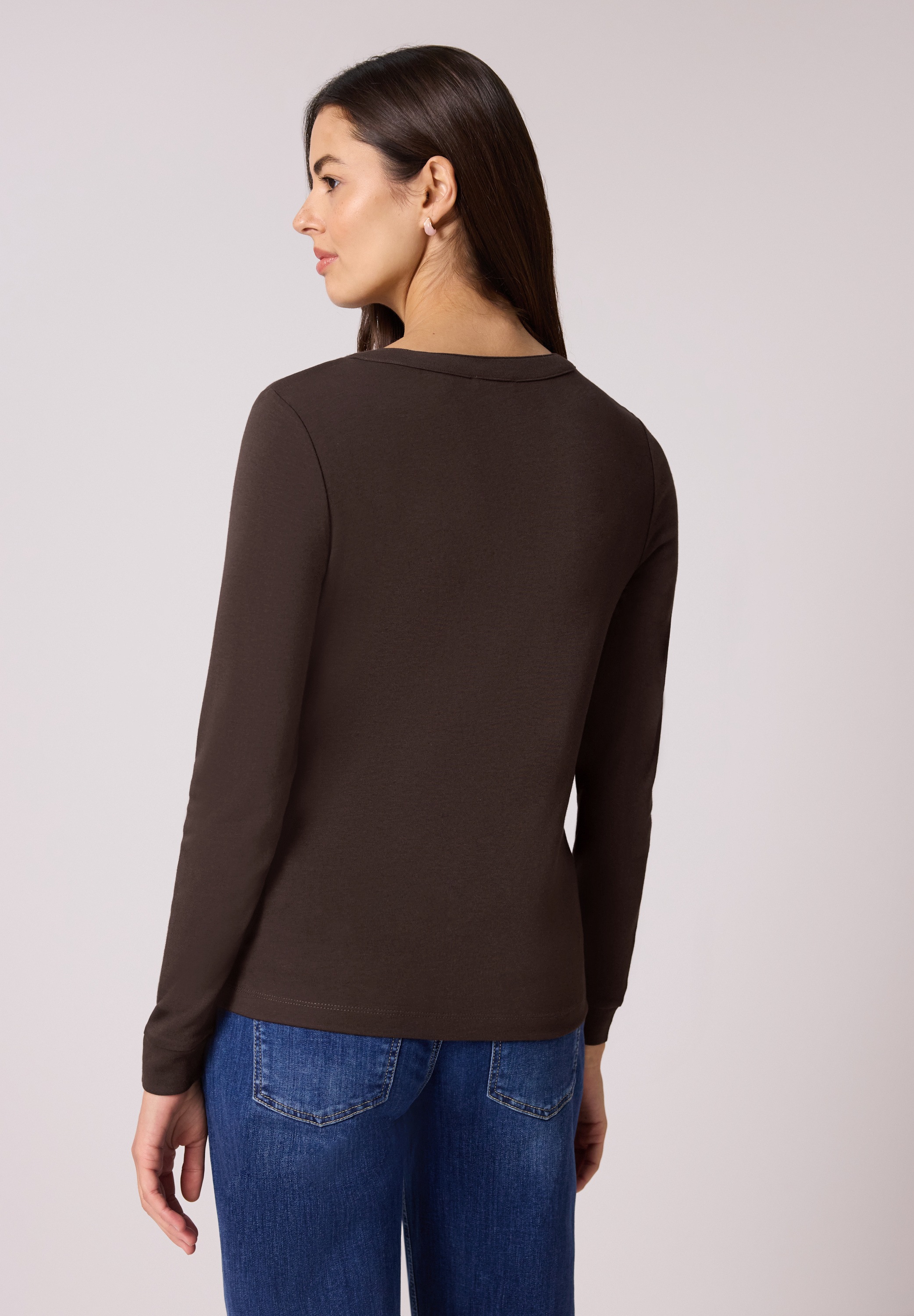 STREET ONE Langarmshirt im Tunika-Style