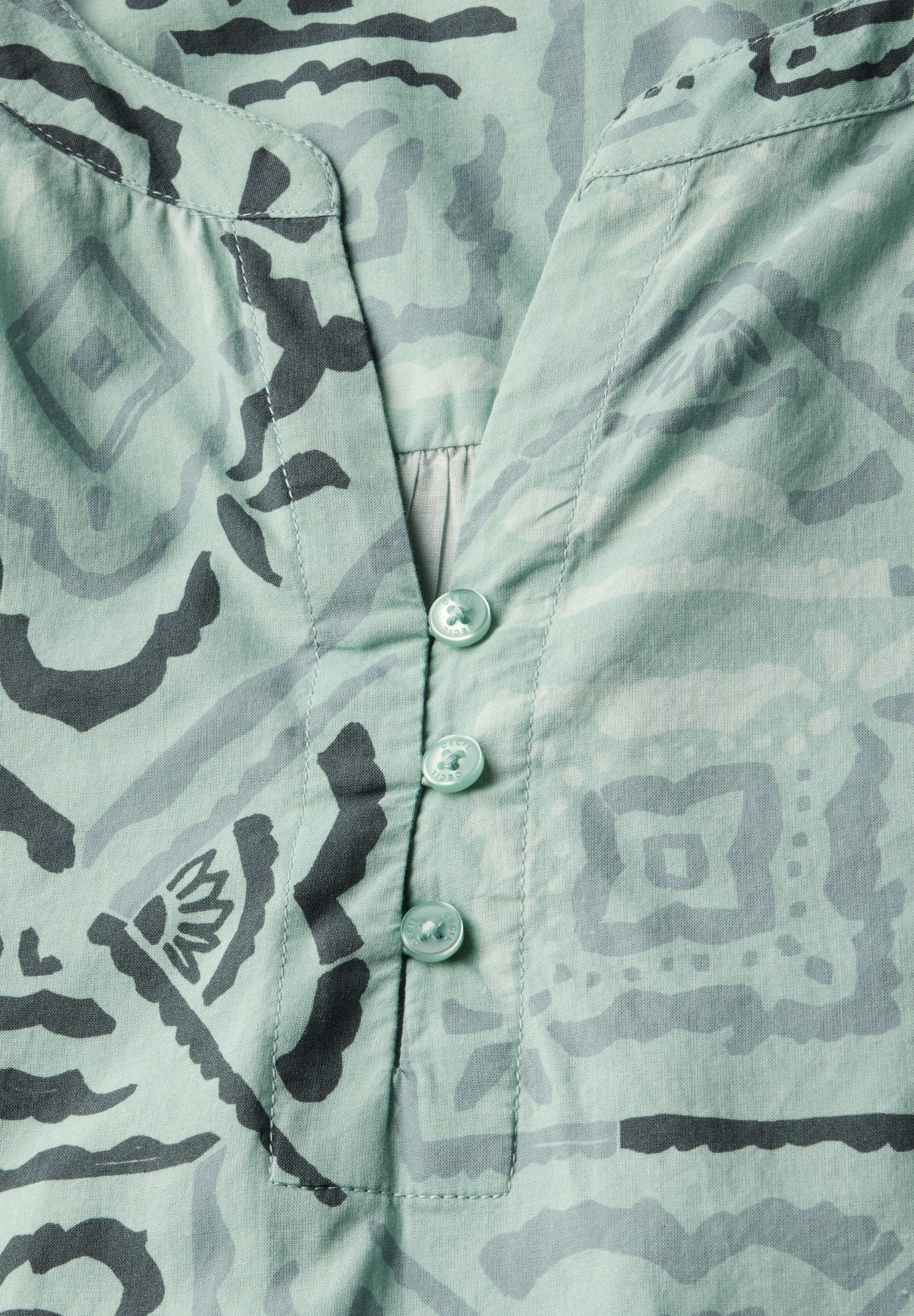 Cecil Klassische Bluse, aus reiner Baumwolle
