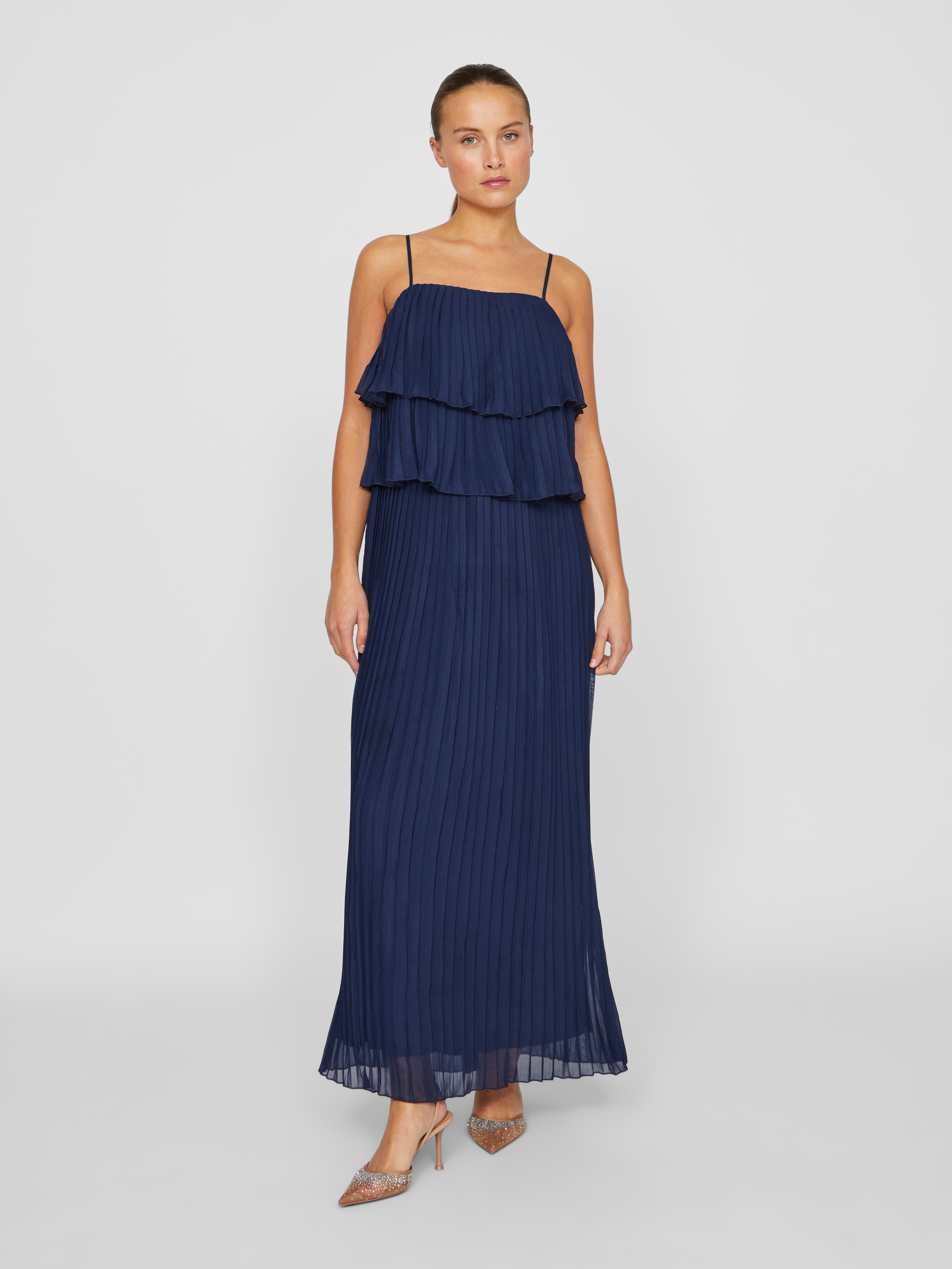 Vila Trägerkleid "VICHIFFON SINGLET PLEATS DRESS - NOOS" Sommerkleid günstig online kaufen