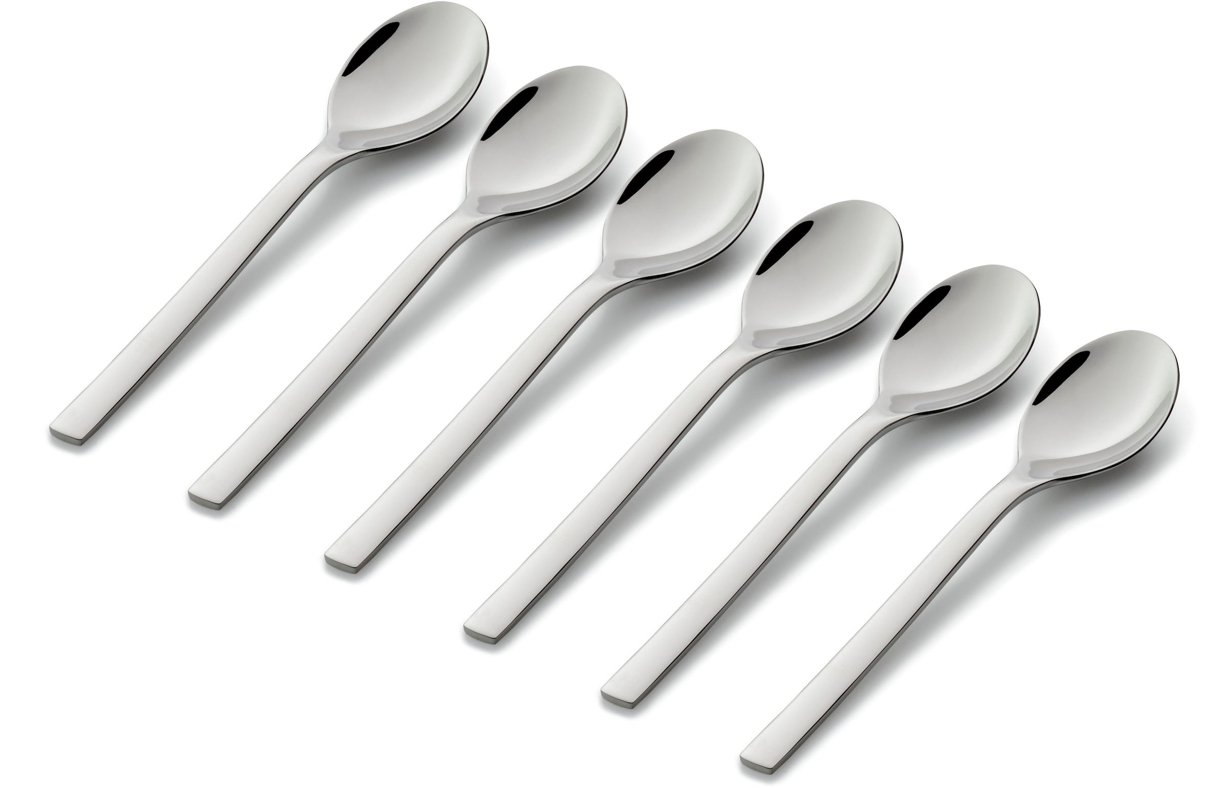 Kaffeelöffel »Nuova, Löffel-Set«, (Set, 6 tlg.), 13,5 cm, Cromargan® Edelstahl...