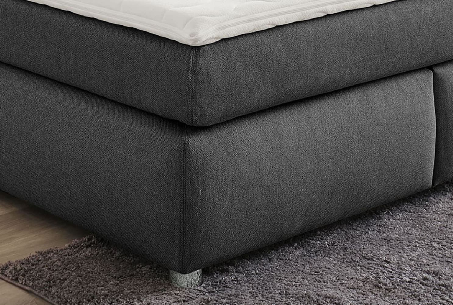 Jockenhöfer Gruppe Boxspringbett »"Carla", OTTOs Choice! Topseller, wahlweise mit oder ohne Bettkasten«, inkl. 4 Kissen, erhältlich in den Breiten 160 & 180cm