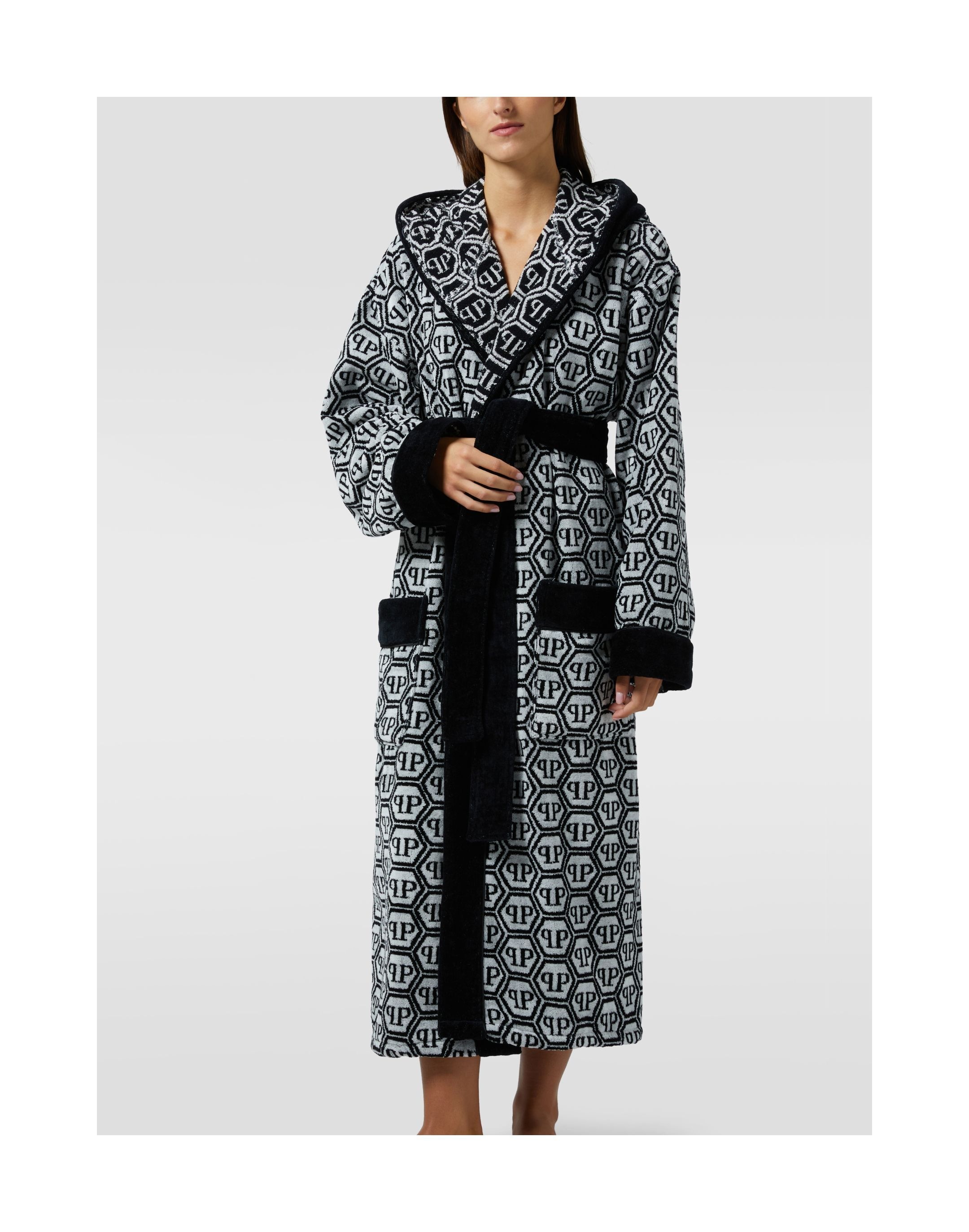 PHILIPP PLEIN Bademantel »Hooded Bathrobe PP«