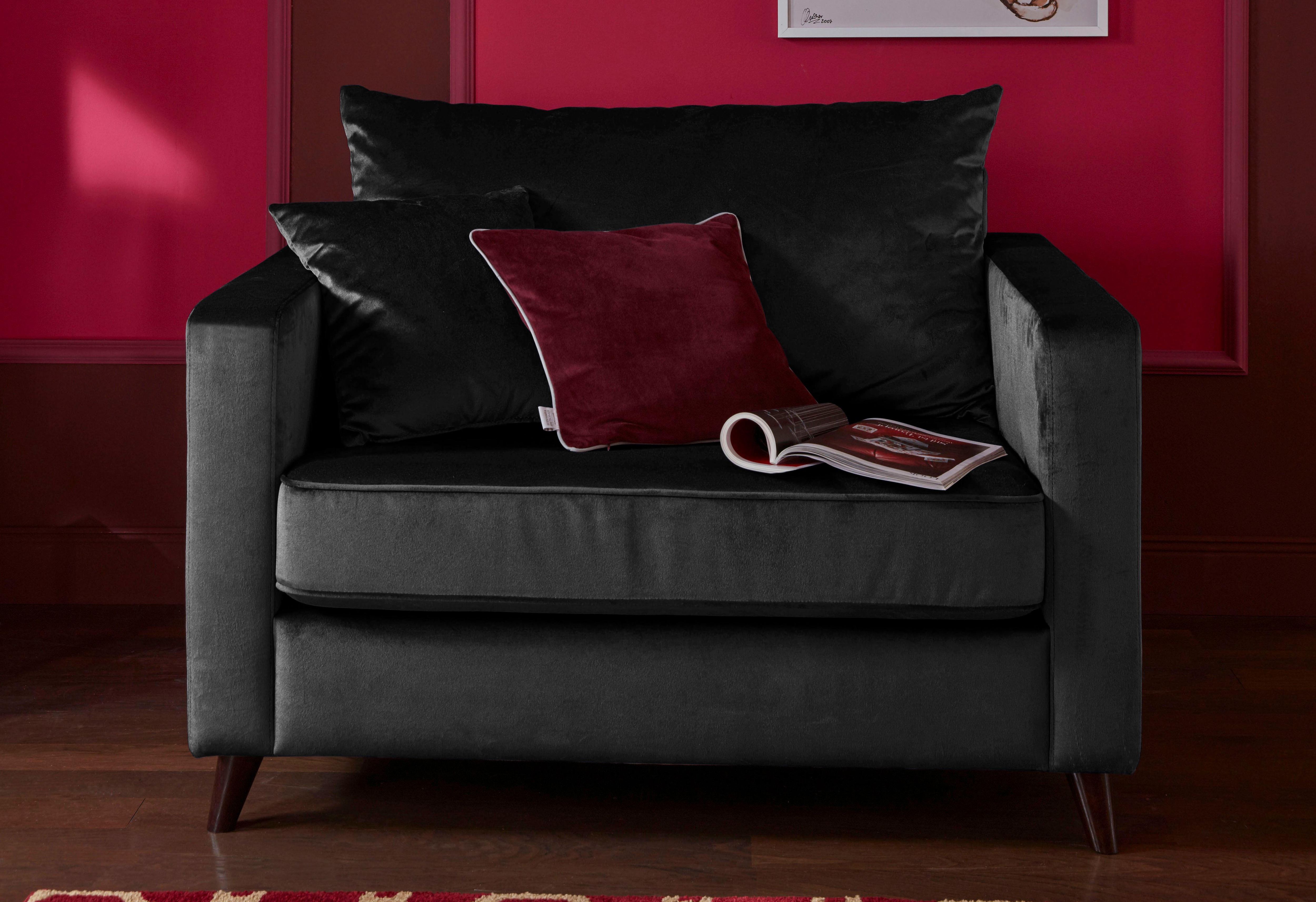 Thumbnail - Home affaire Loveseat "Renesse" lose Kissen, Keder an Sitzkissen