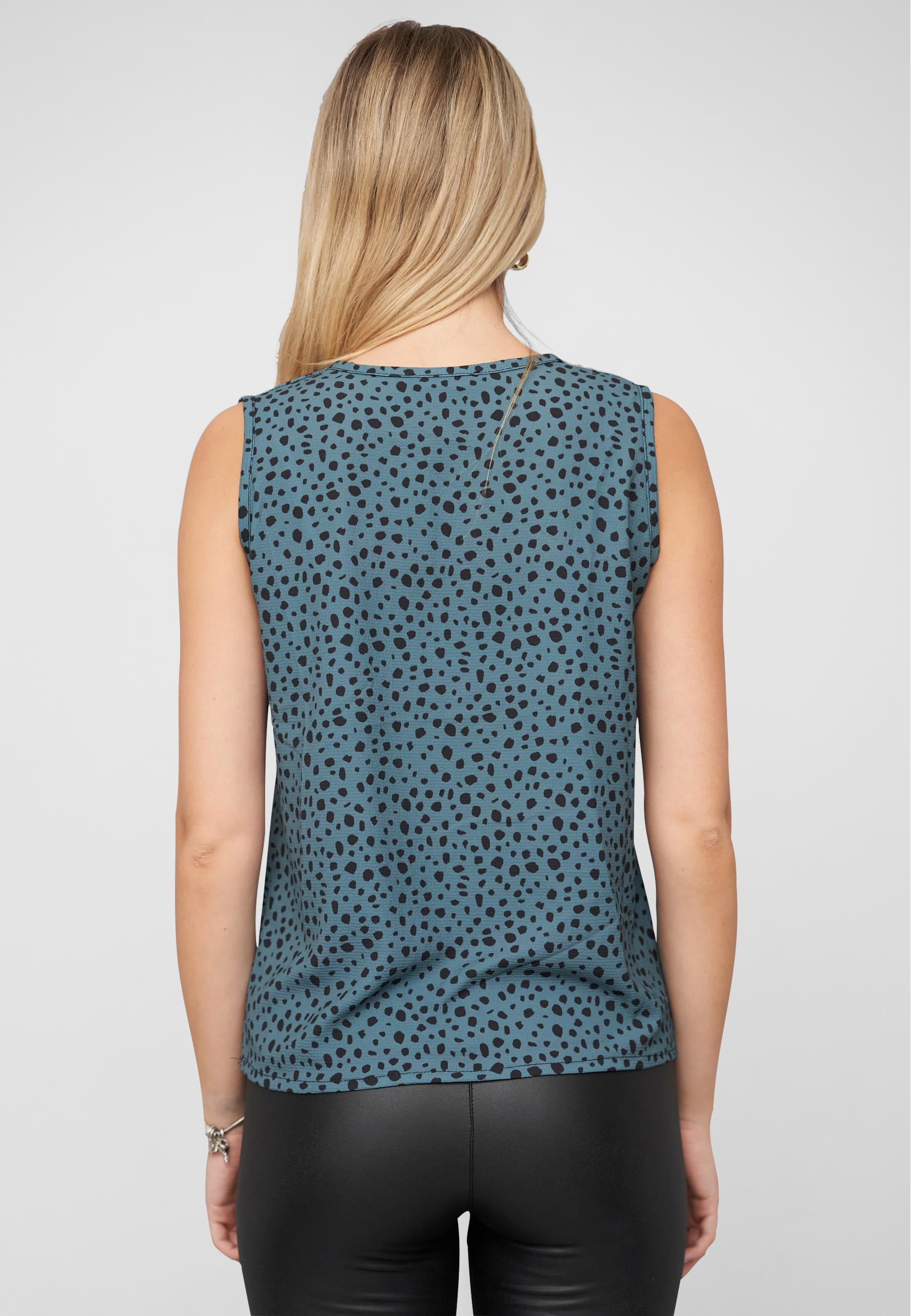 CLOUD 5IVE Muskelshirt »CLOUD 5IVE V-Neck Top with aop animal print«, (1 tlg.)