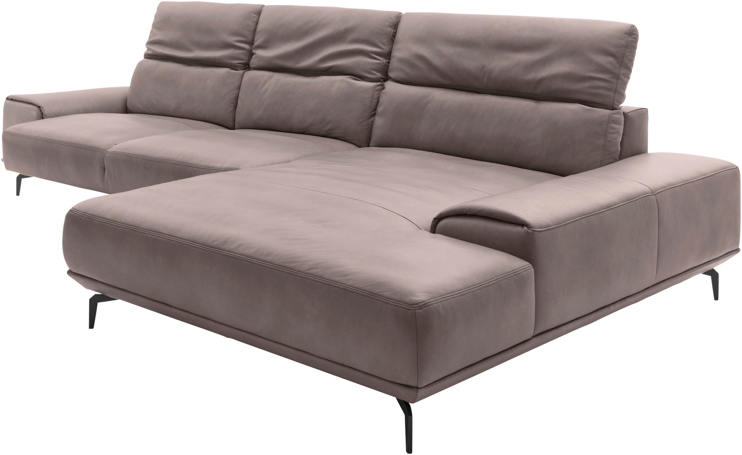 Thumbnail - Musterring Wohnlandschaft "MR 2490" Fuß Schwarz, Sitzhöhe 46cm, wahlweise mit Funktionen, Maße 342x207 cm