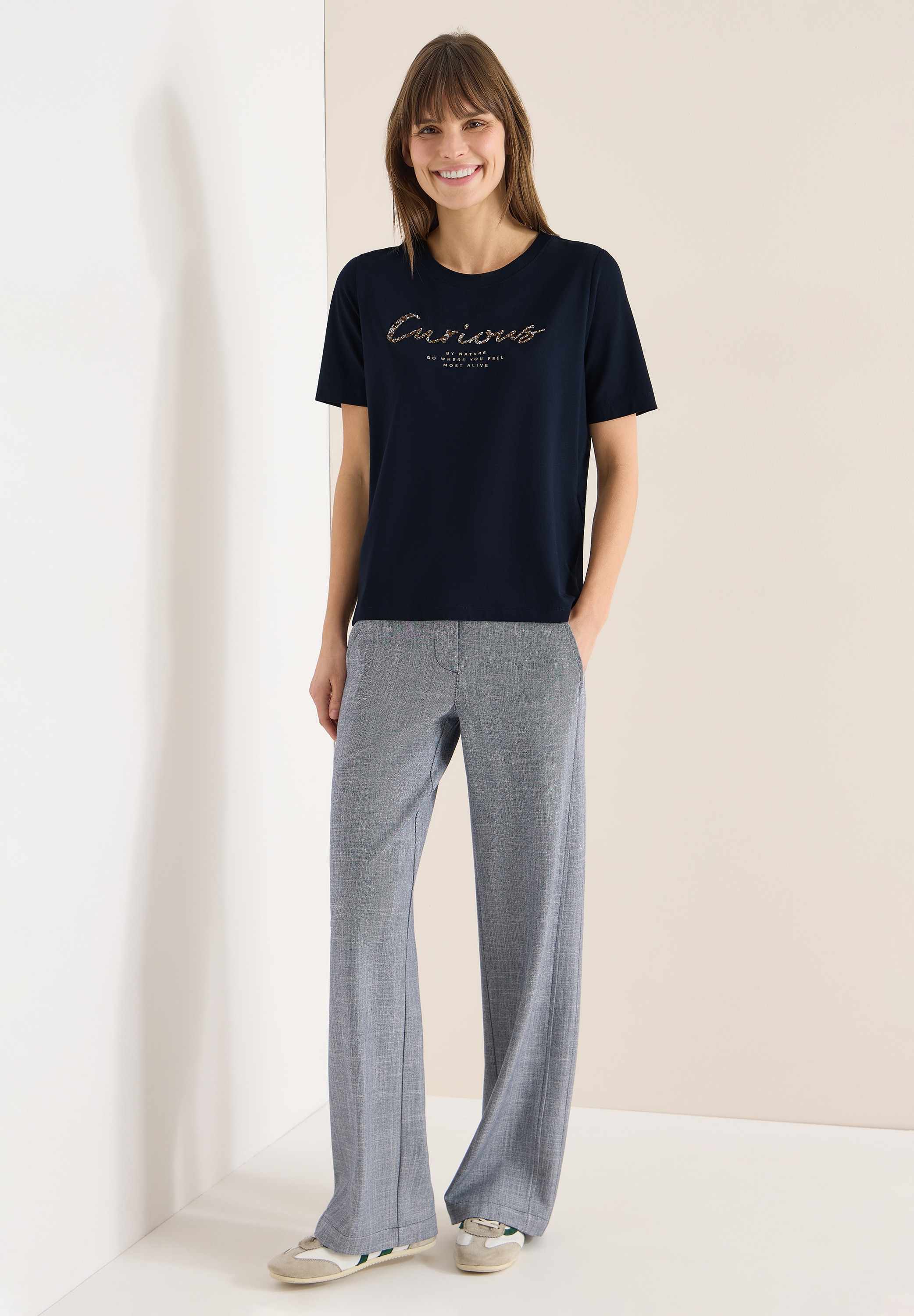 Cecil T-Shirt mit Rundhalsausschnitt