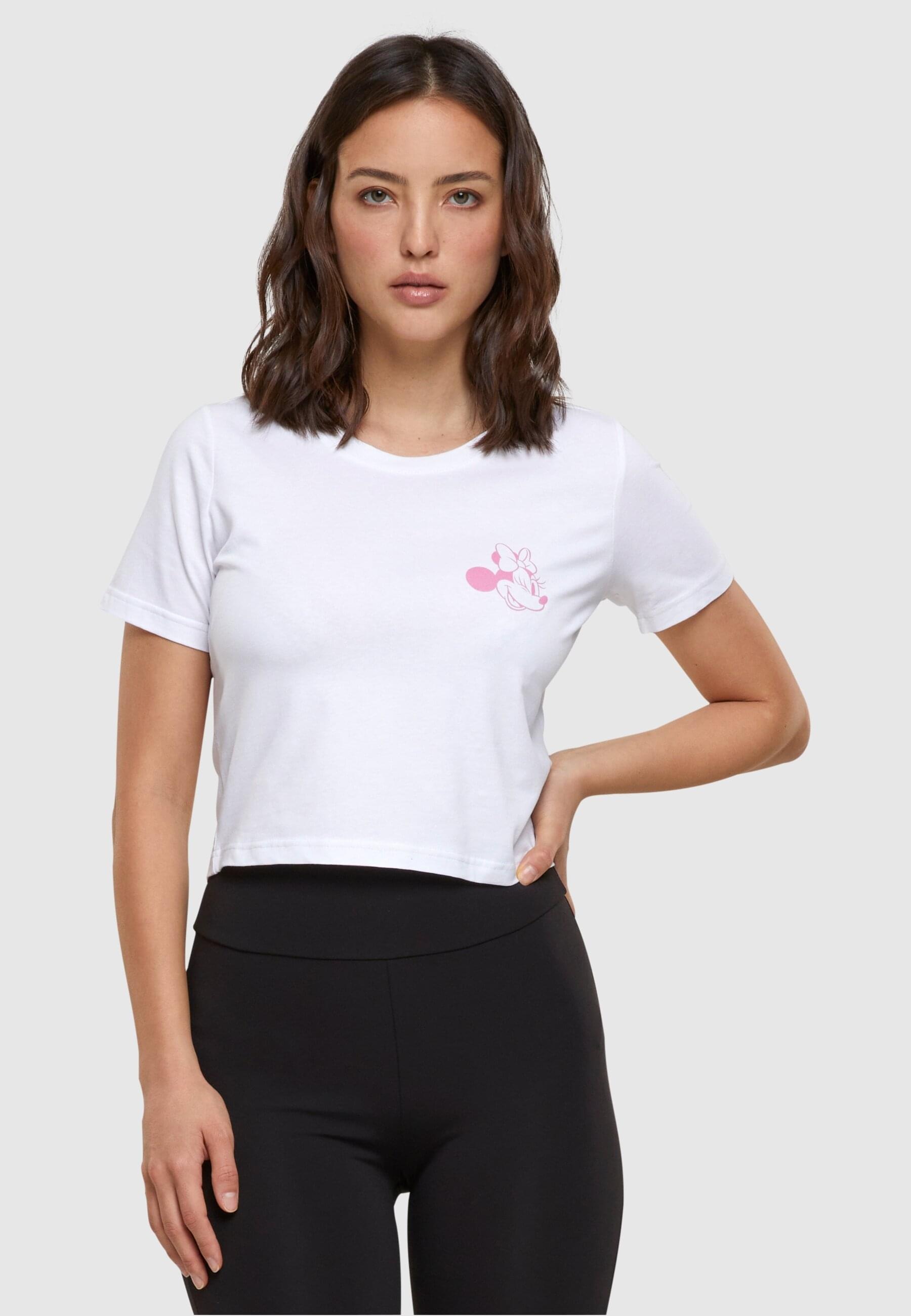 Merchcode T-Shirt »Damen Ladies Minnie Mouse Wink Tee«, (1 tlg.) für kaufen  | BAUR