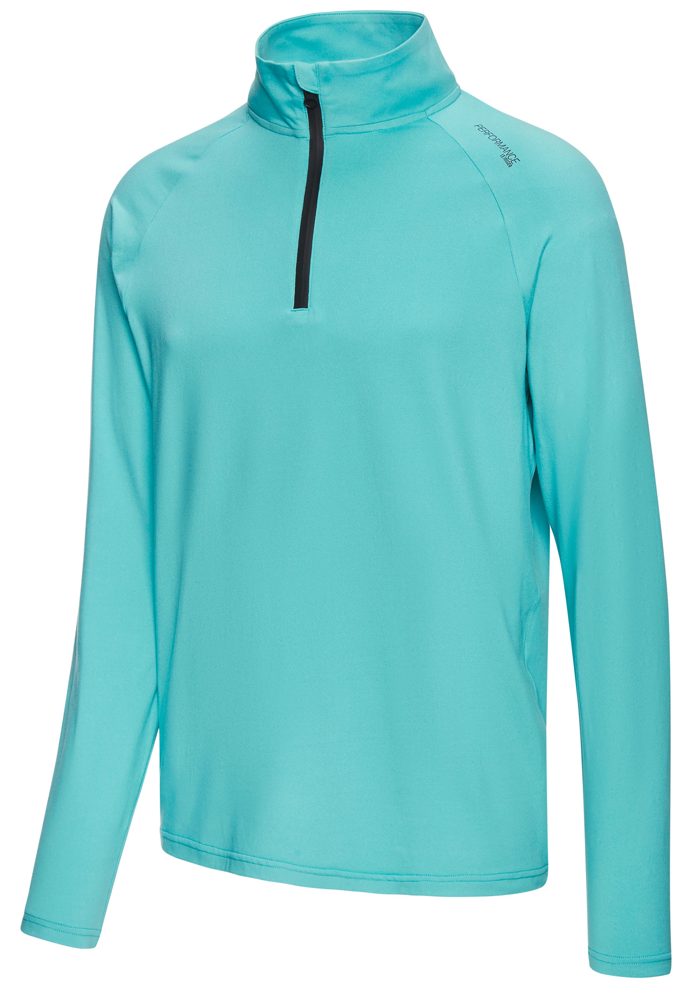 Le Jogger Performance Funktionsshirt mit Stehkragen und Reißverschluss
