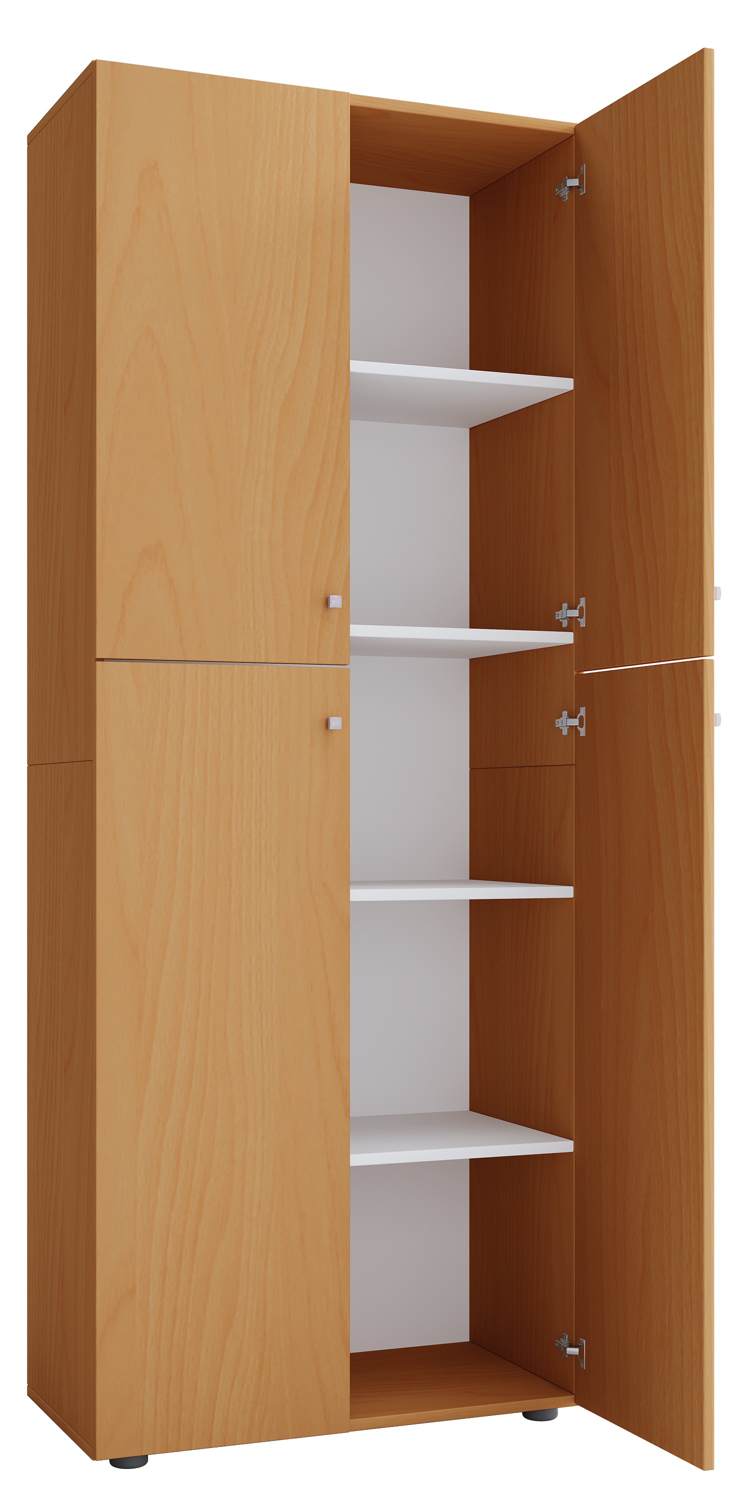 VCM Aktenschrank »VCM Büroschrank mit 5 Fächern | moderner Aktenschrank mit Drehtüren | Maße ca. B. 70 x H. 184 x T. 40 cm ¿ Lona 5-Fach«, (1 St.)