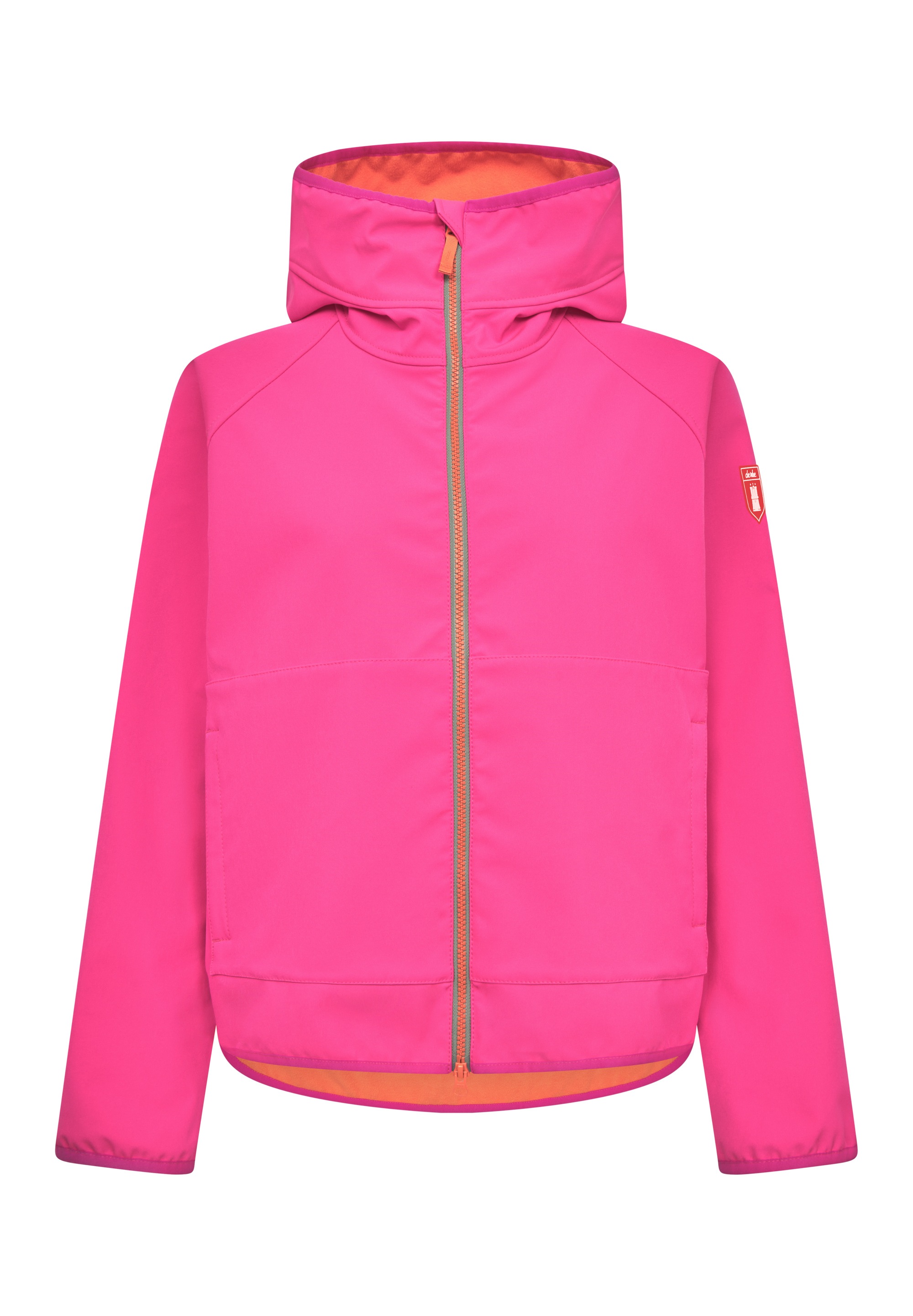 Derbe Softshelljacke »Peutby«, mit Kapuze, wasserabweisend, winddicht, Kapuze