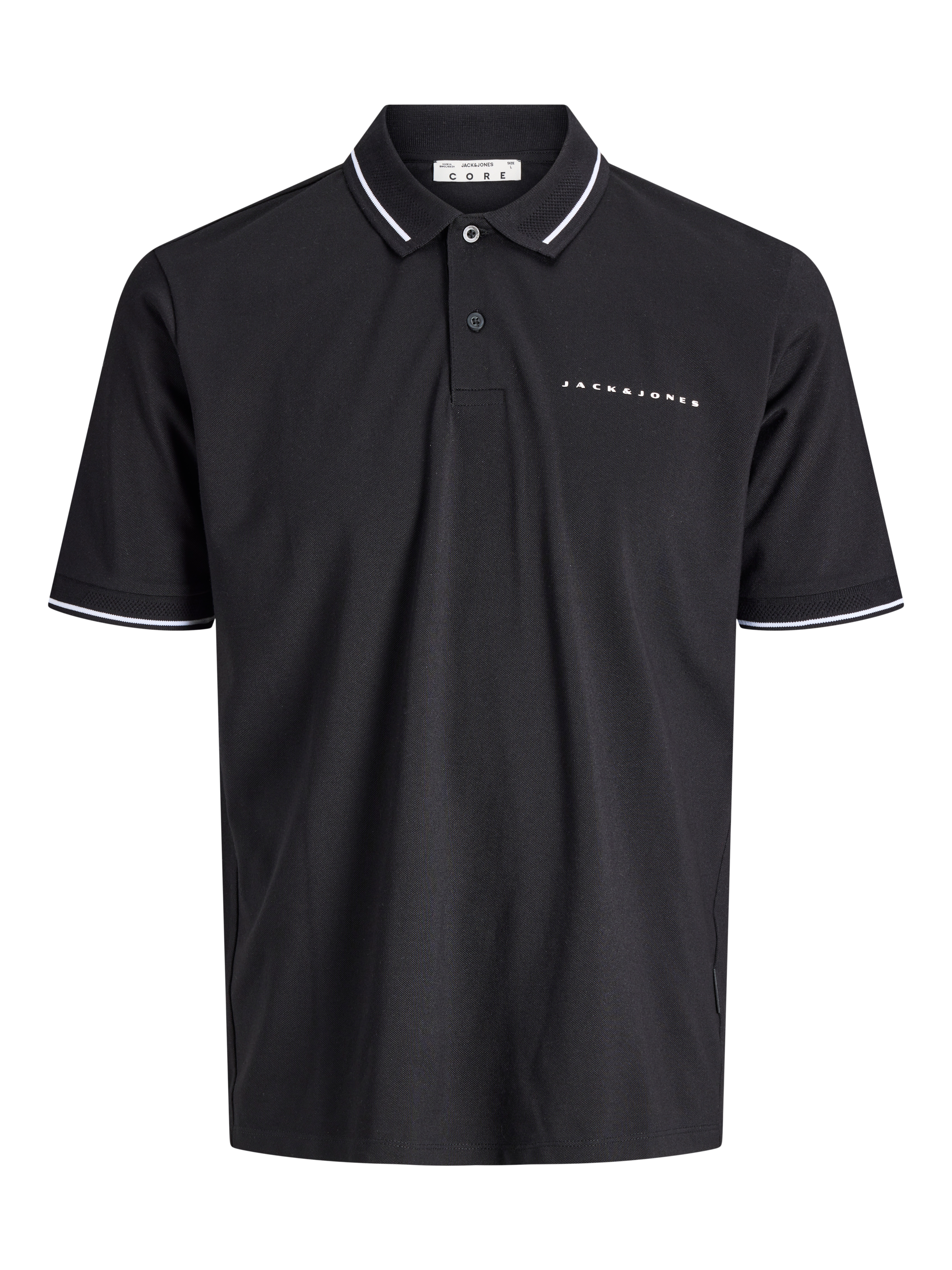Jack & Jones Poloshirt "JCOFUSION PIQUE MESH COLLAR POLO SS" Baumwollmischung, regular fit