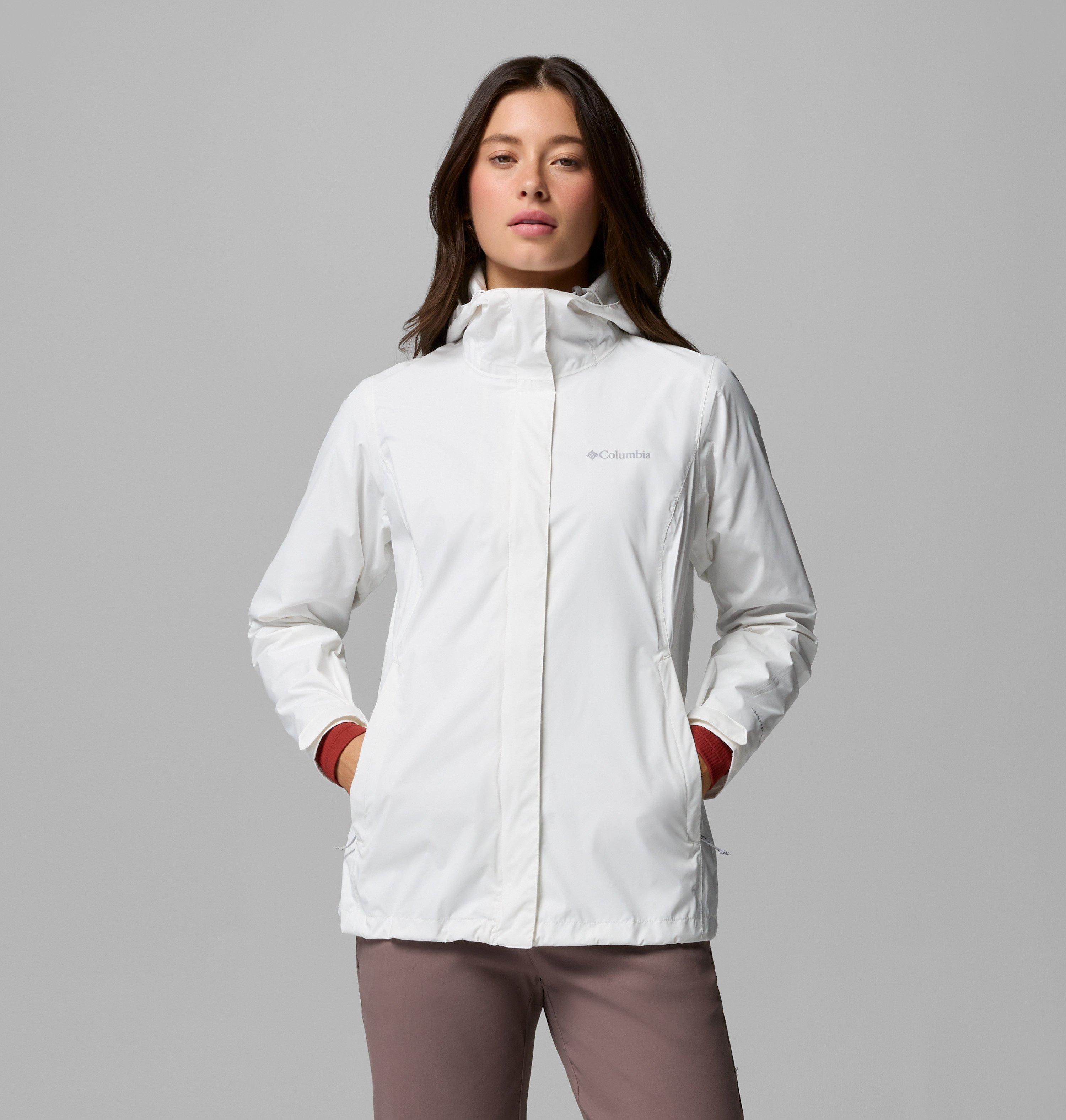 Columbia Regenjacke "Arcadia II Jacket" wasserdicht, winddicht, mit Reißverschluss, aus Nylon und Polyester