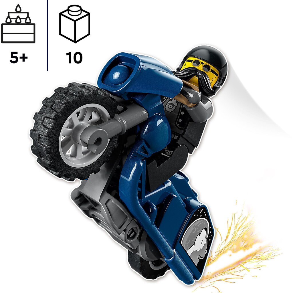 LEGO® Konstruktionsspielsteine »Cruiser-Stuntbike (60331), LEGO® City Stuntz«, (10 St.)