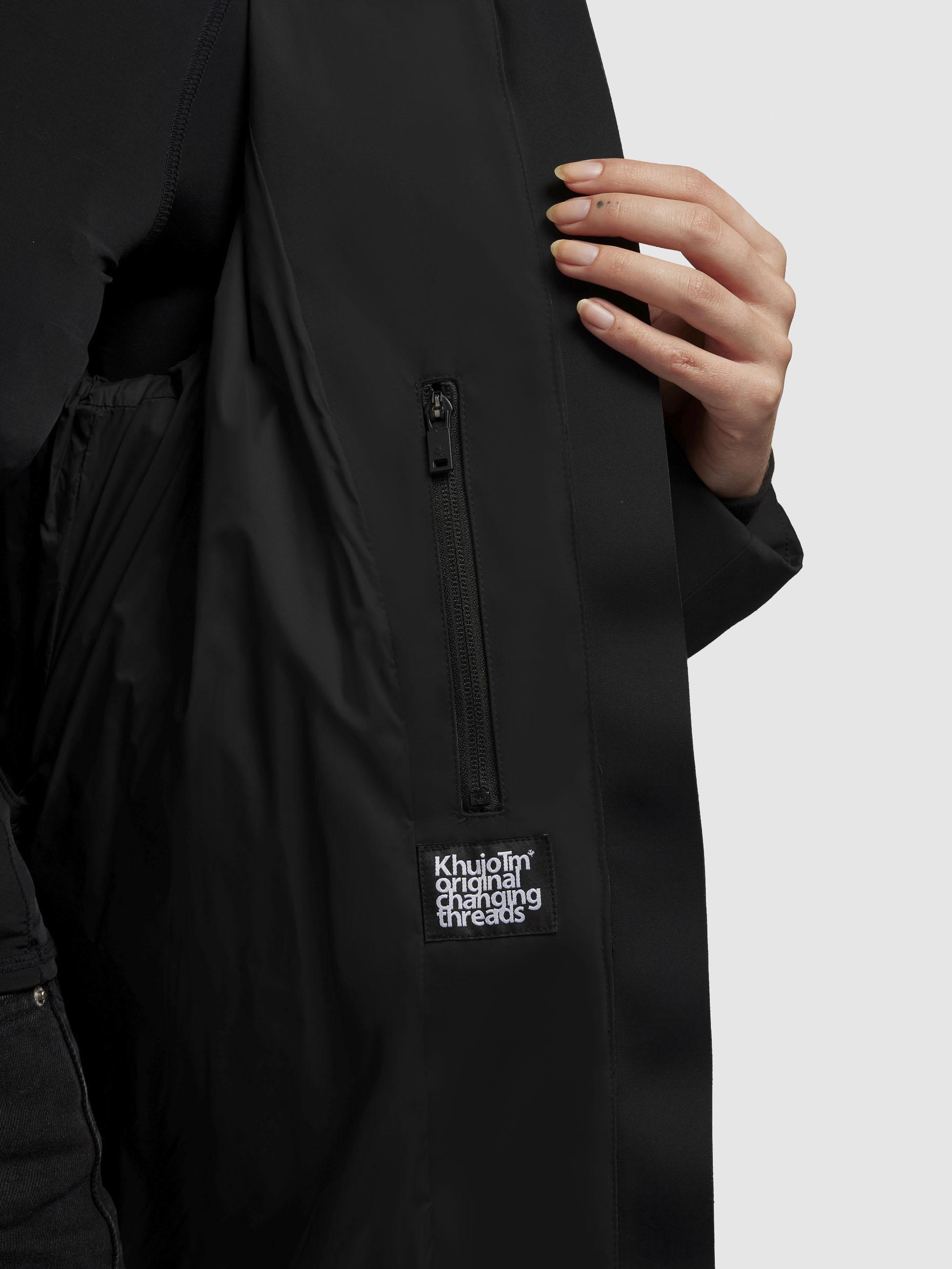 khujo Winterjacke »Palla-YM«, mit Kapuze, Damen Wintermantel mit verstellbarer Kapuze