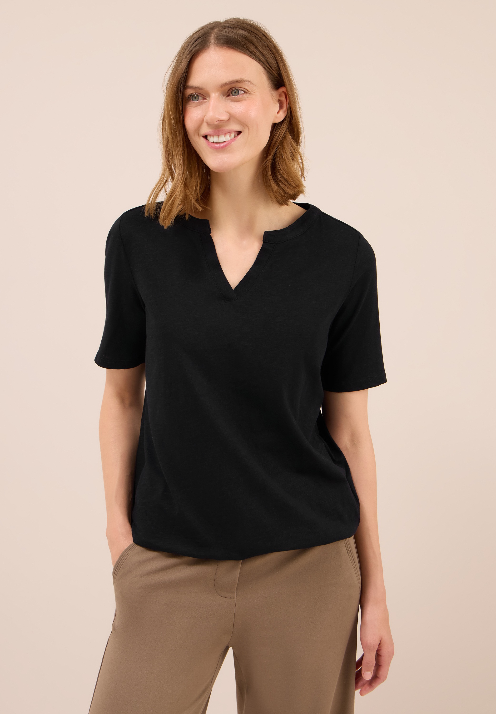 Cecil Tunikashirt aus reiner Baumwolle günstig online kaufen