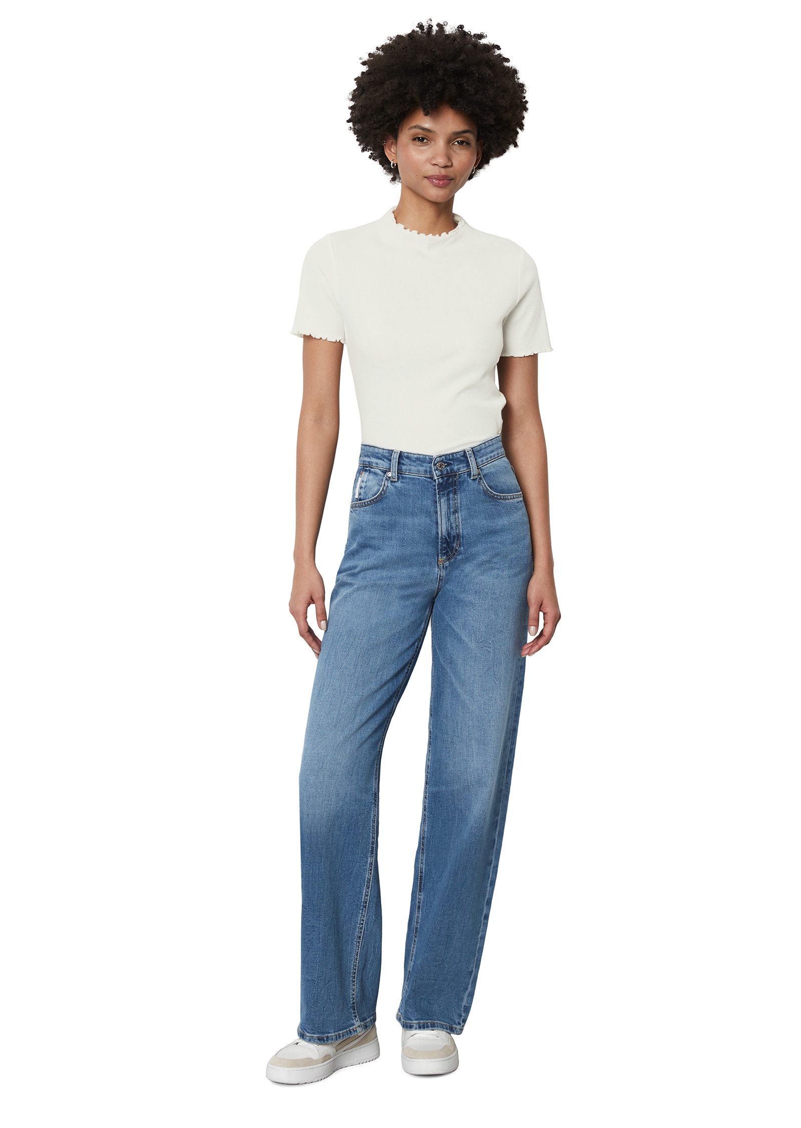 Marc O'Polo DENIM Weite Jeans »aus Organic Cotton-Stretch«