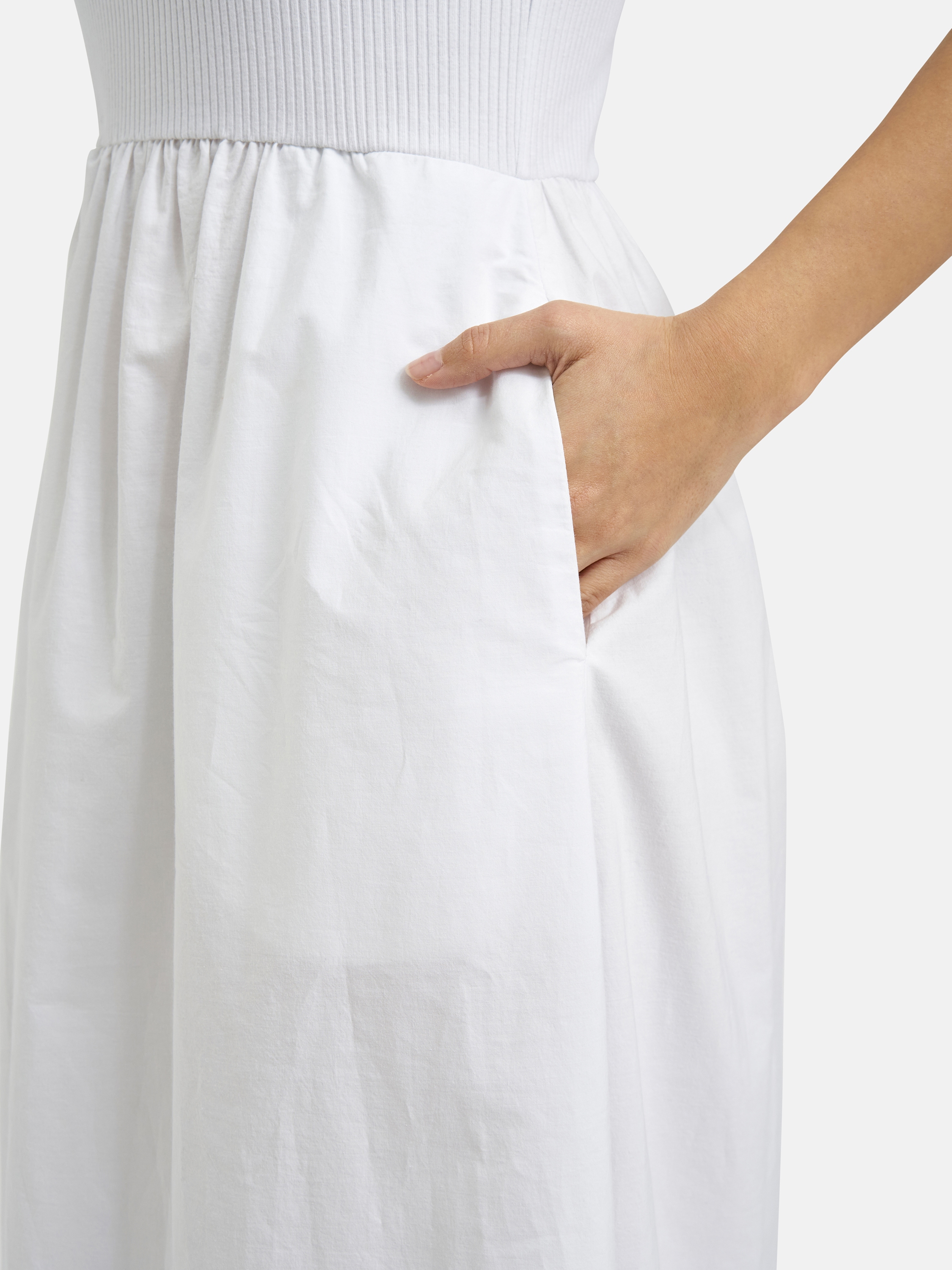 Smith & Soul Sommerkleid Eingrifftaschen aus Baumwolle