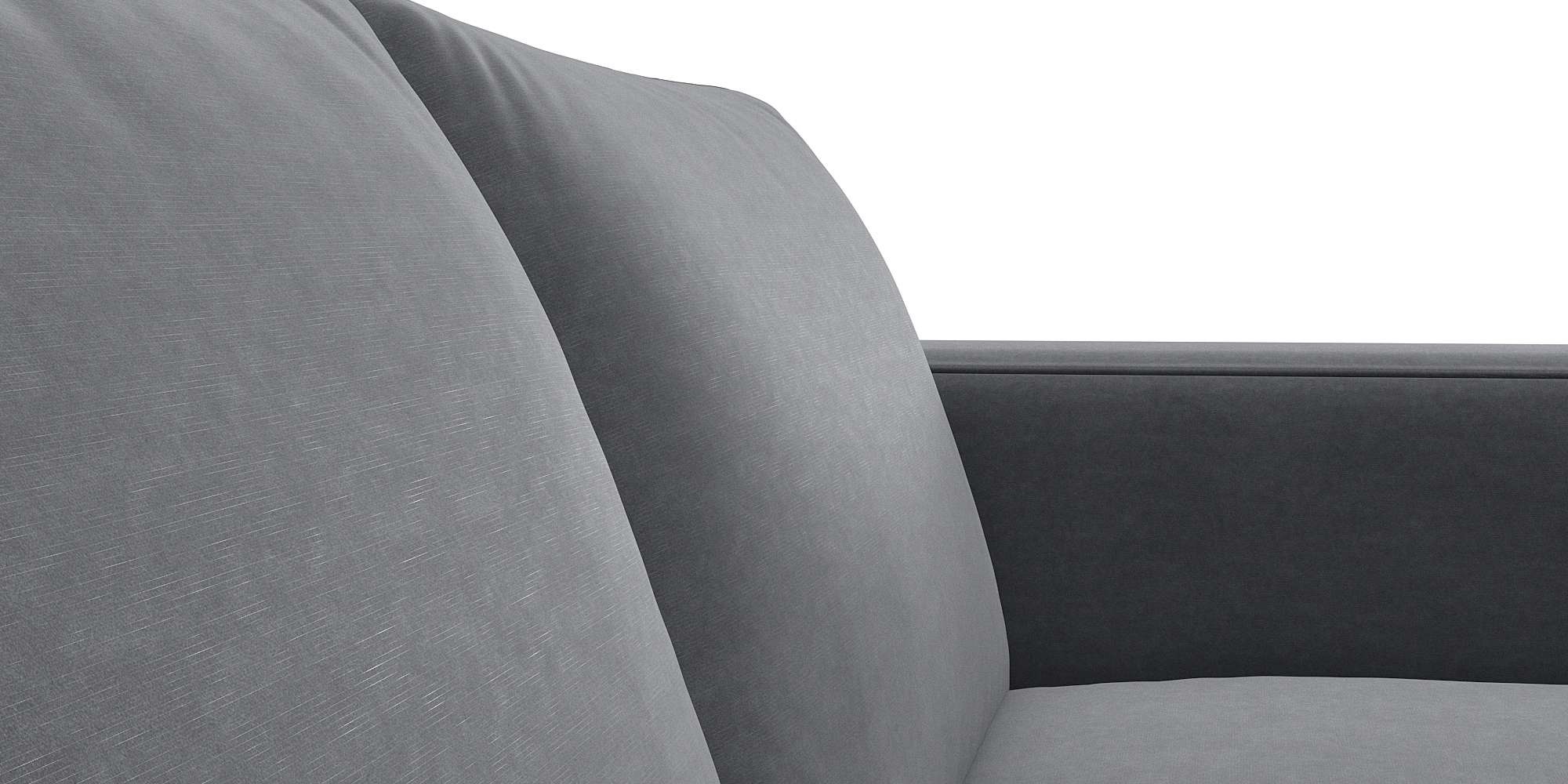 FLEXLUX 3-Sitzer »Fiore, super Sitzkomfort durch Kaltschaum im Sitz«, breite Armlehnen, Füße Alu+schwarz