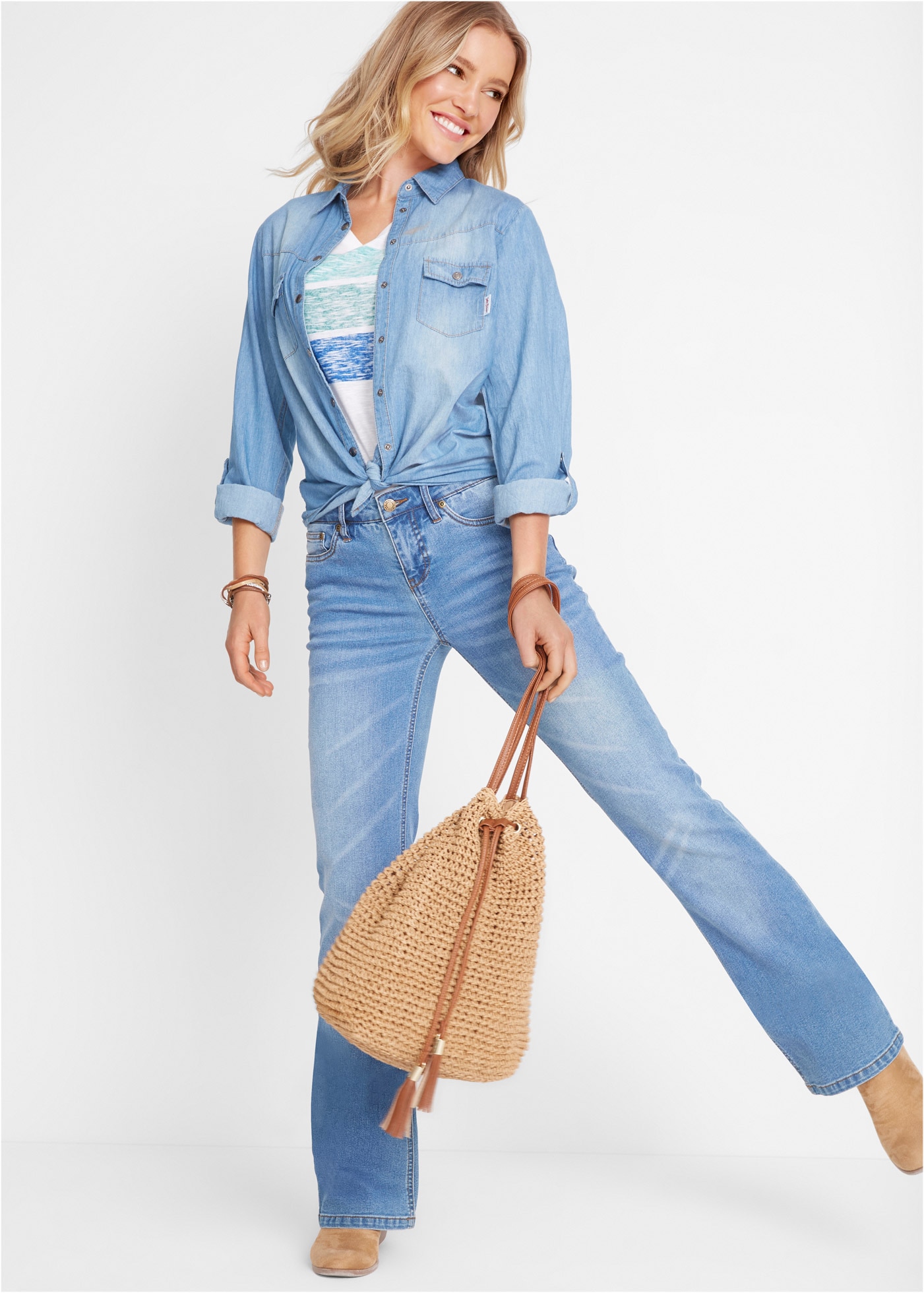 bonprix Bootcut-Jeans