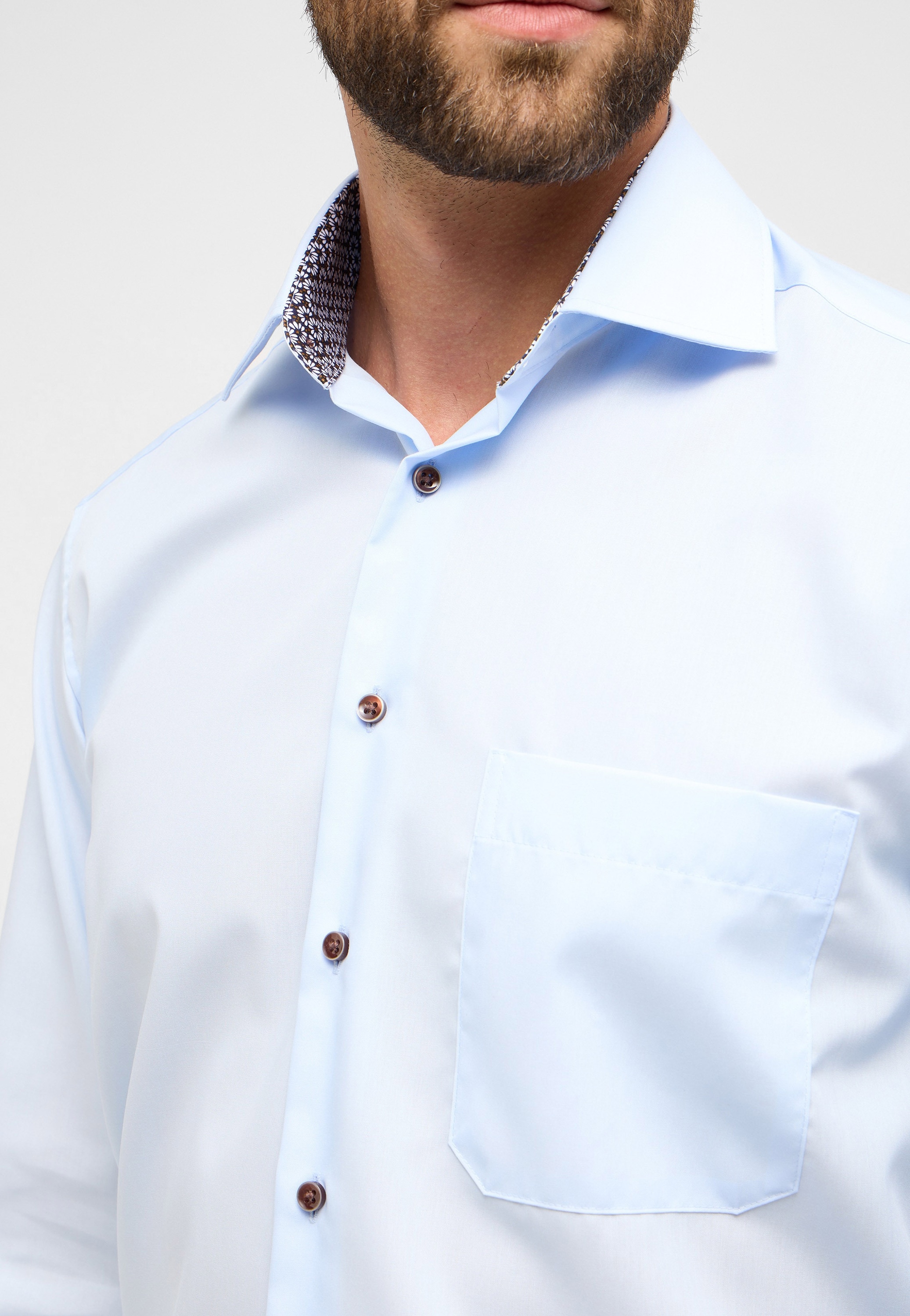 Eterna Langarmhemd »COMFORT FIT«, NON IRON (bügelfrei)