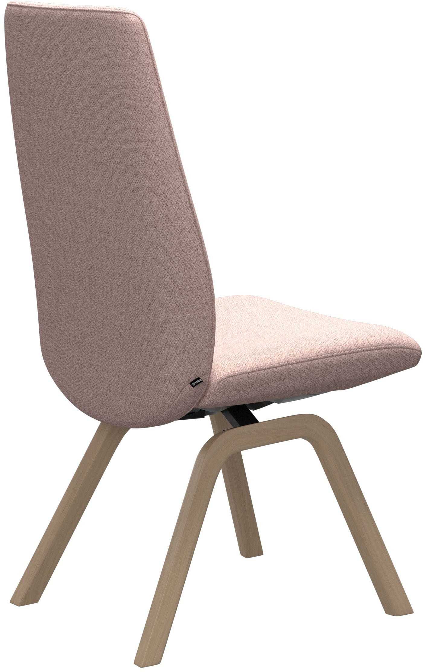 Stressless® Polsterstuhl »Laurel«, ROHLEDER Stoff Q2 FARON, High Back, Größe L, mit schräggestellten Beinen in Eiche gekalkt