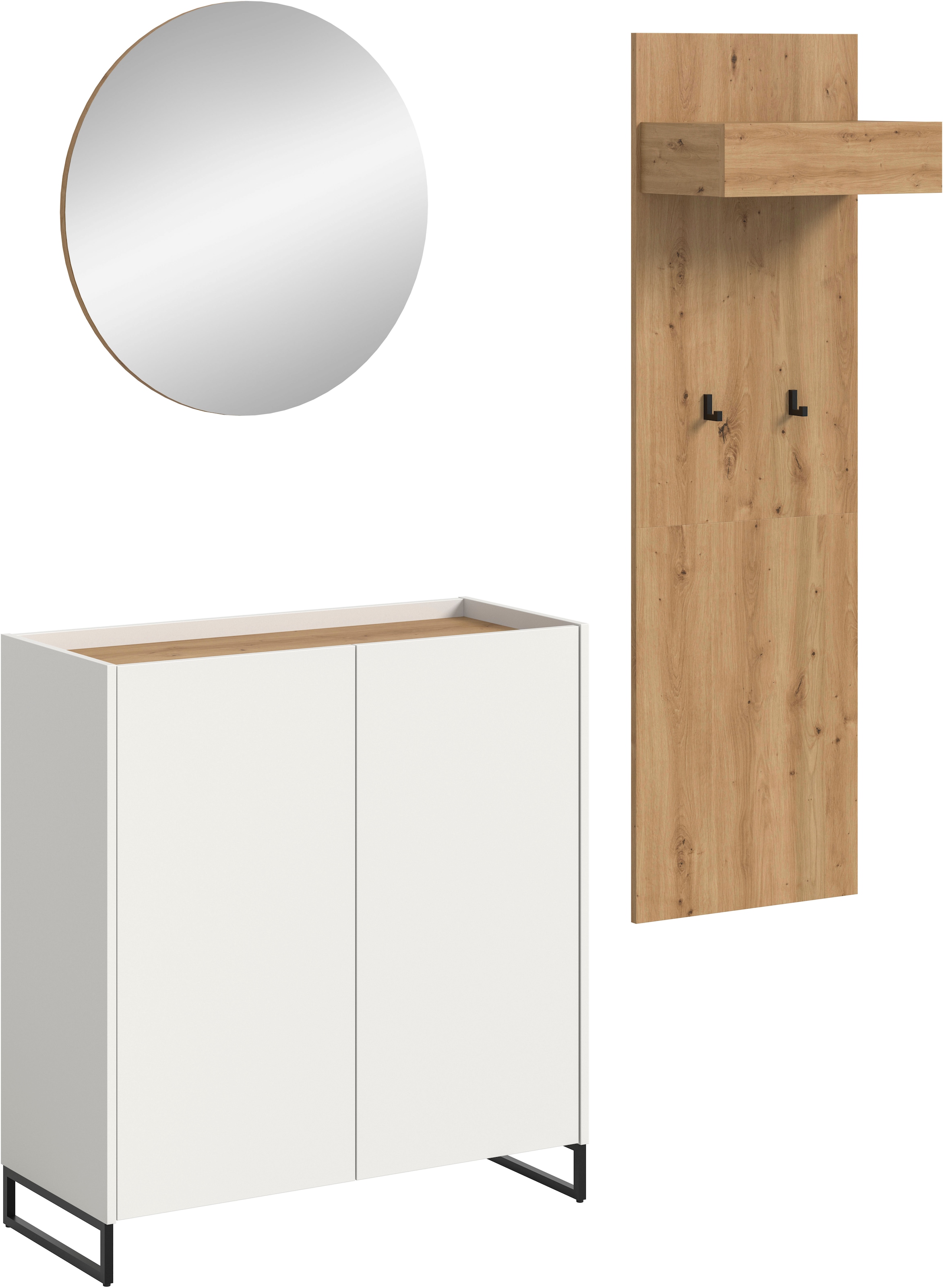 INOSIGN Garderoben-Set "EVRID, 3-teilig, Breite 175 cm, individuell stellba günstig online kaufen