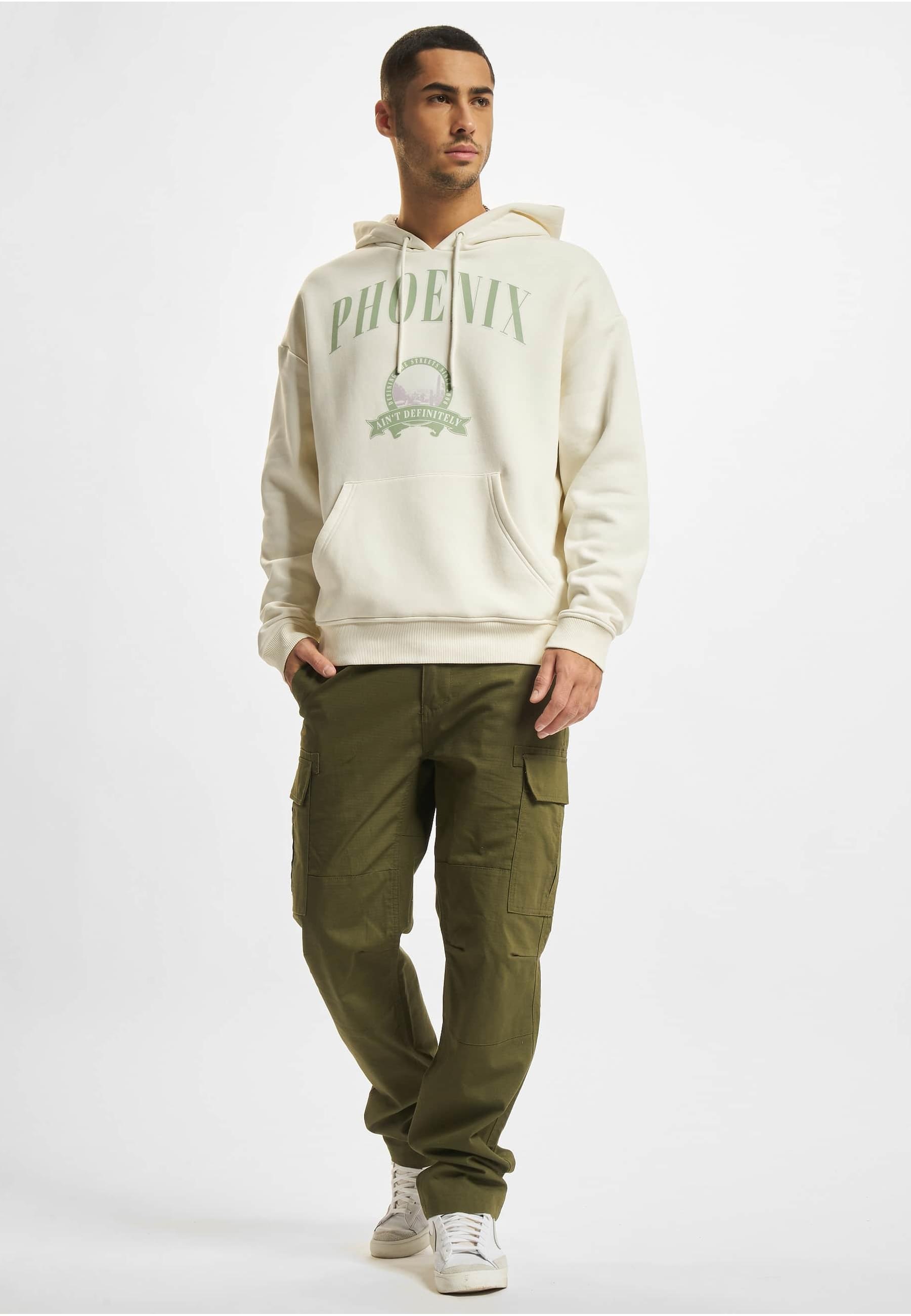 DEF Kapuzensweatshirt »DEF Herren DEF Left Circular Print Hoody«, (1 tlg.)