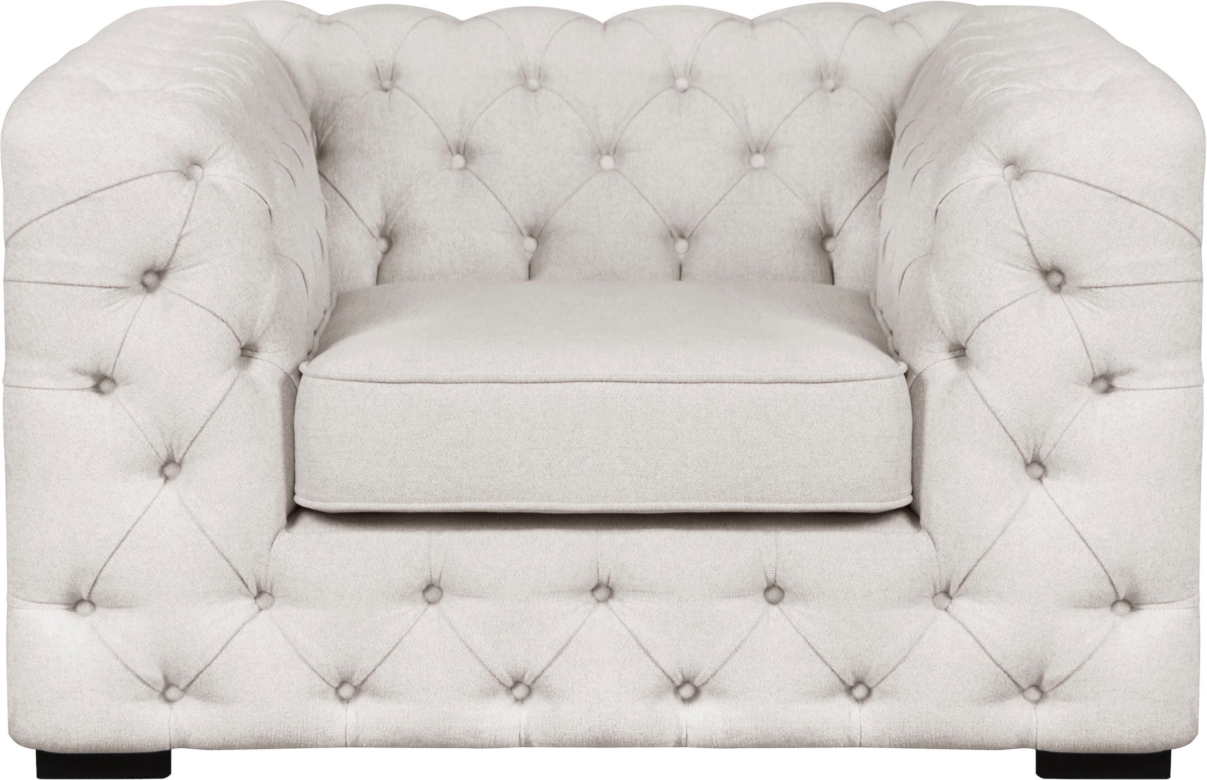 Chesterfield-Sessel »Kalina«, mit klassischer Chesterfield-Knopfheftung, sehr...