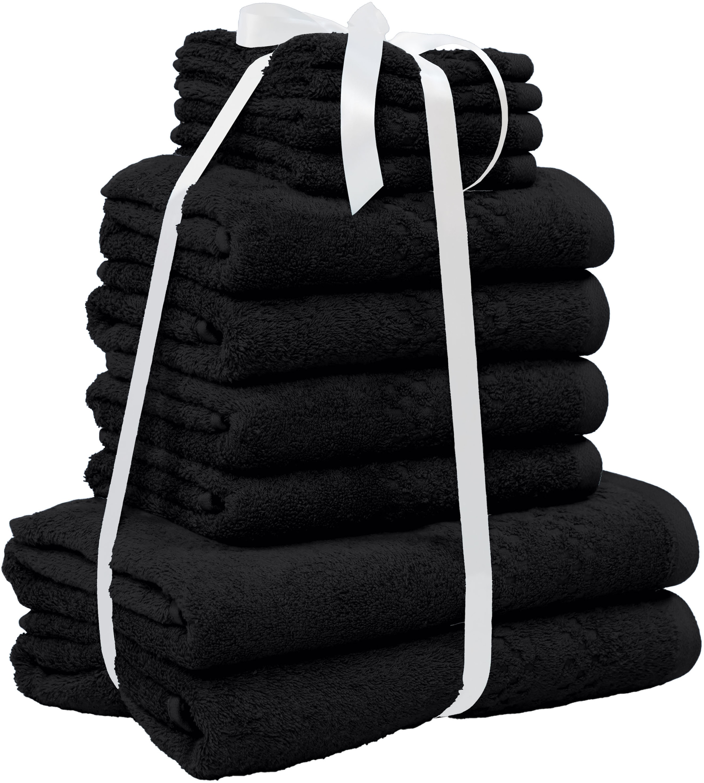 OTTO home Handtuch Set »Regona, als 10 tlg Set und Serie, Premium Handtücher, 500 gr/m²« Set 10 Stk. Frottier Duschtücher, Handtücher, Gästetücher, Seiftücher, 5 Jahre Garantie