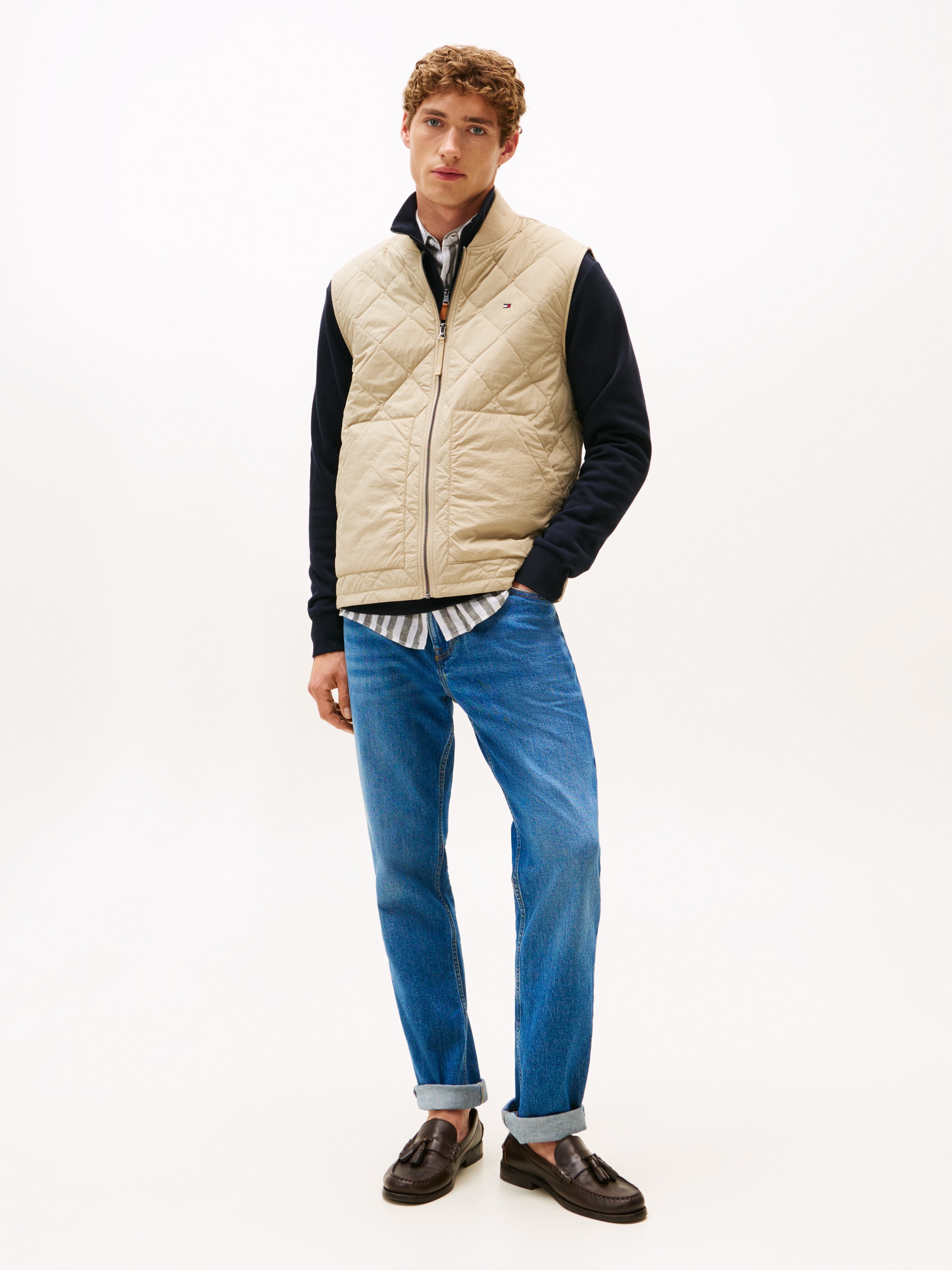Tommy Hilfiger Steppweste "DIAMOND QUILTED VEST", mit Rautenmuster günstig online kaufen