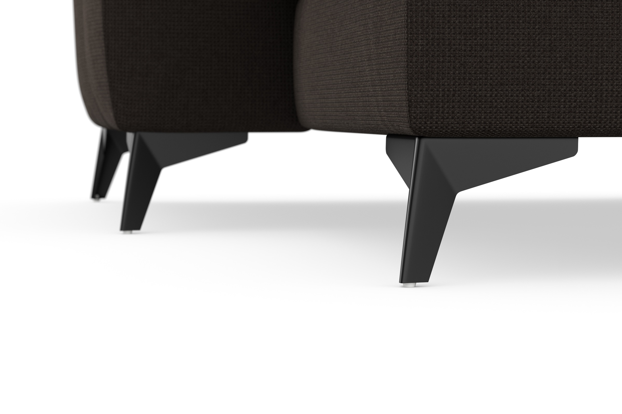sit&more Wohnlandschaft »Sinatra U-Form«, optional mit Kopfteilverstellung und Armteilfunktion, Metallfüße