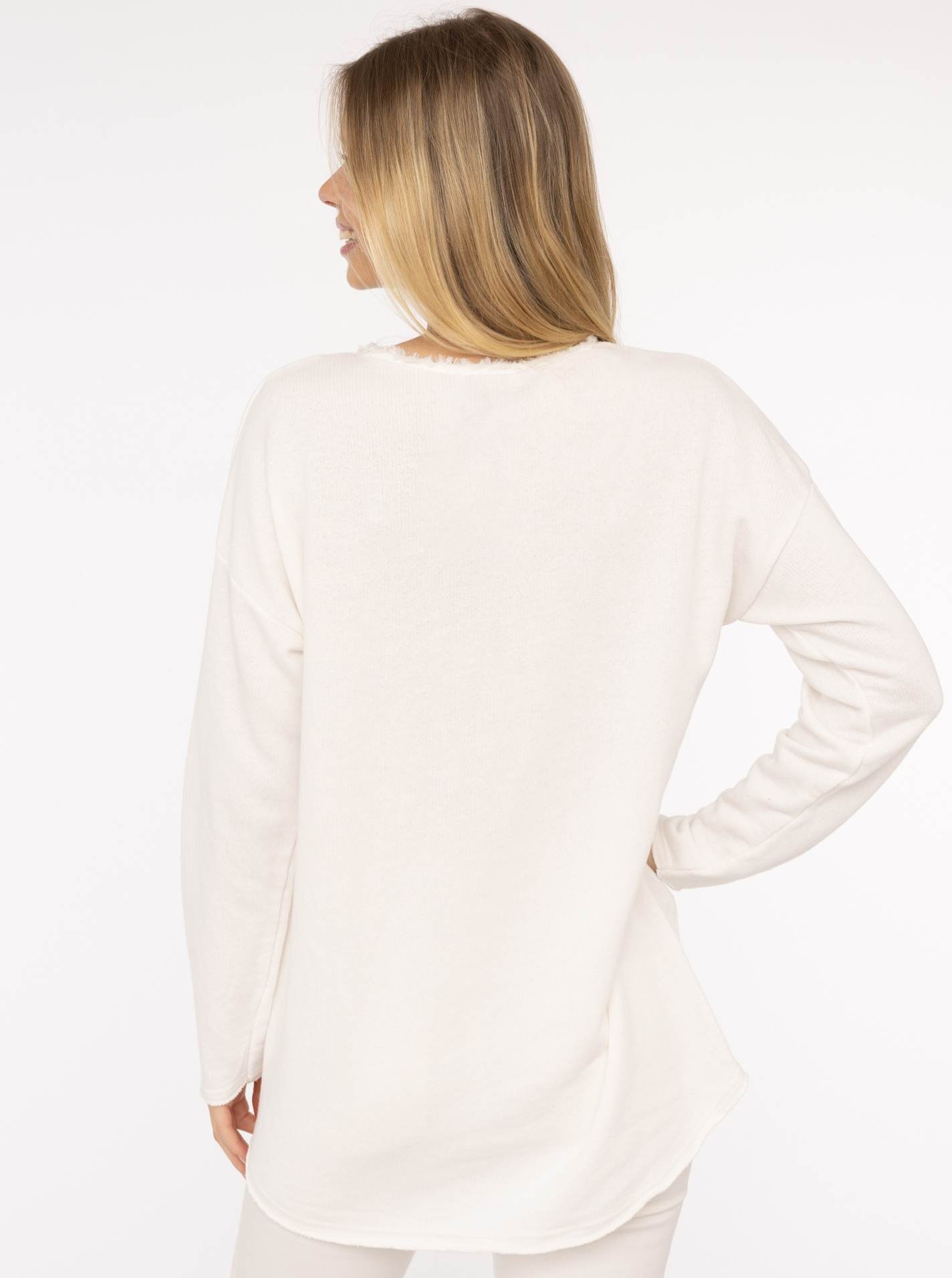 Zwillingsherz Sweater »"Sea Sand Sun"«, Mit großer Flock-Aufschrift in auffälliger Farbe