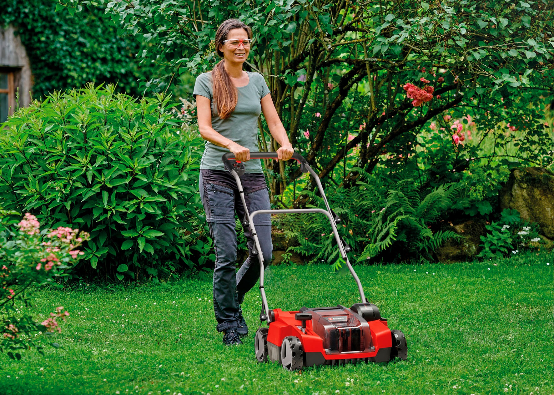 Einhell Akku-Vertikutierer / Lüfter "Power X-Change GE-SC 36/35 Li - Solo", günstig online kaufen