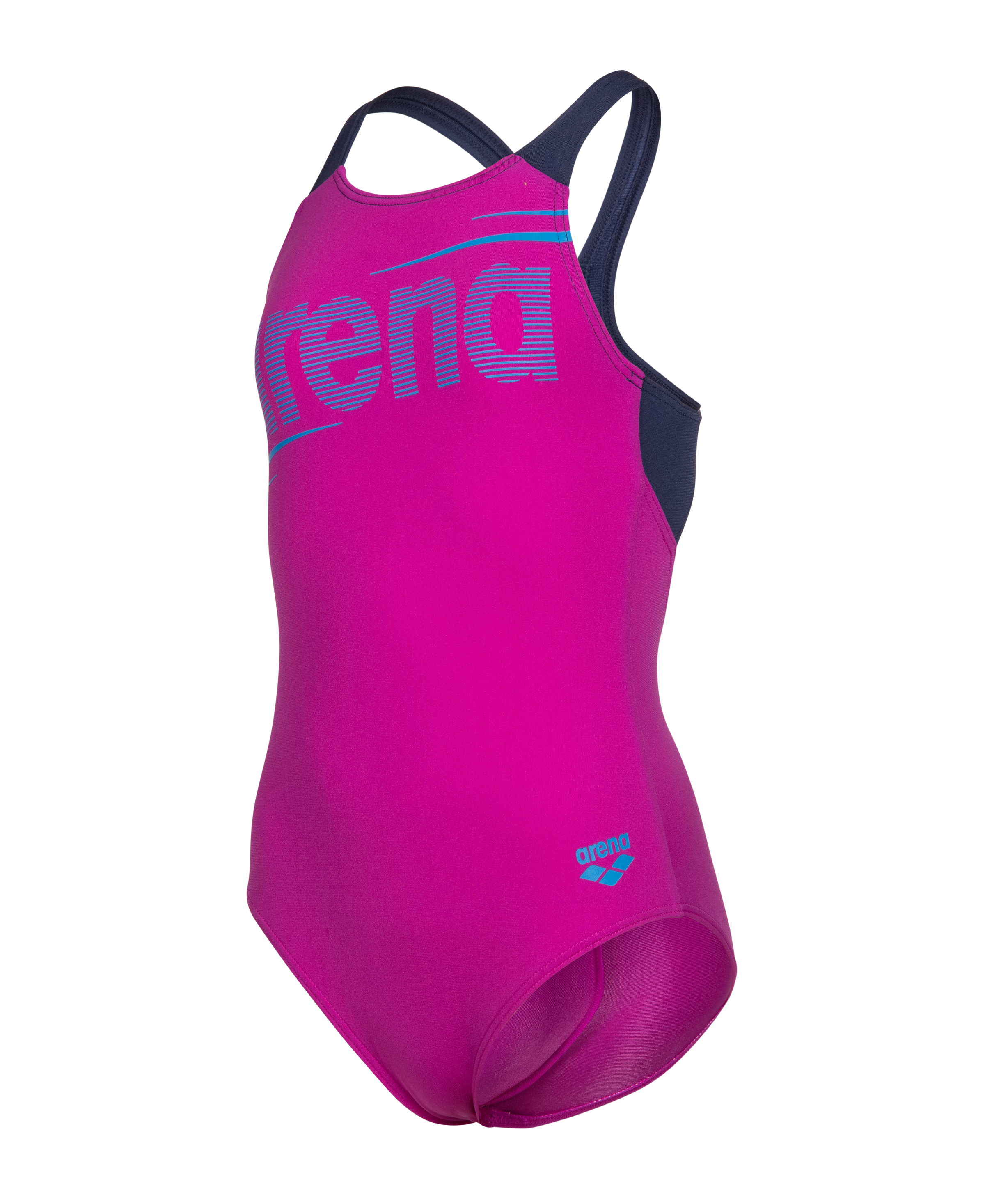 Arena Badeanzug "G ARENA BOLD SWIMSUIT V BACK" hohe Chlorbeständigkeit, schnelltrocknendes Material, UV-Schutz UPF50+