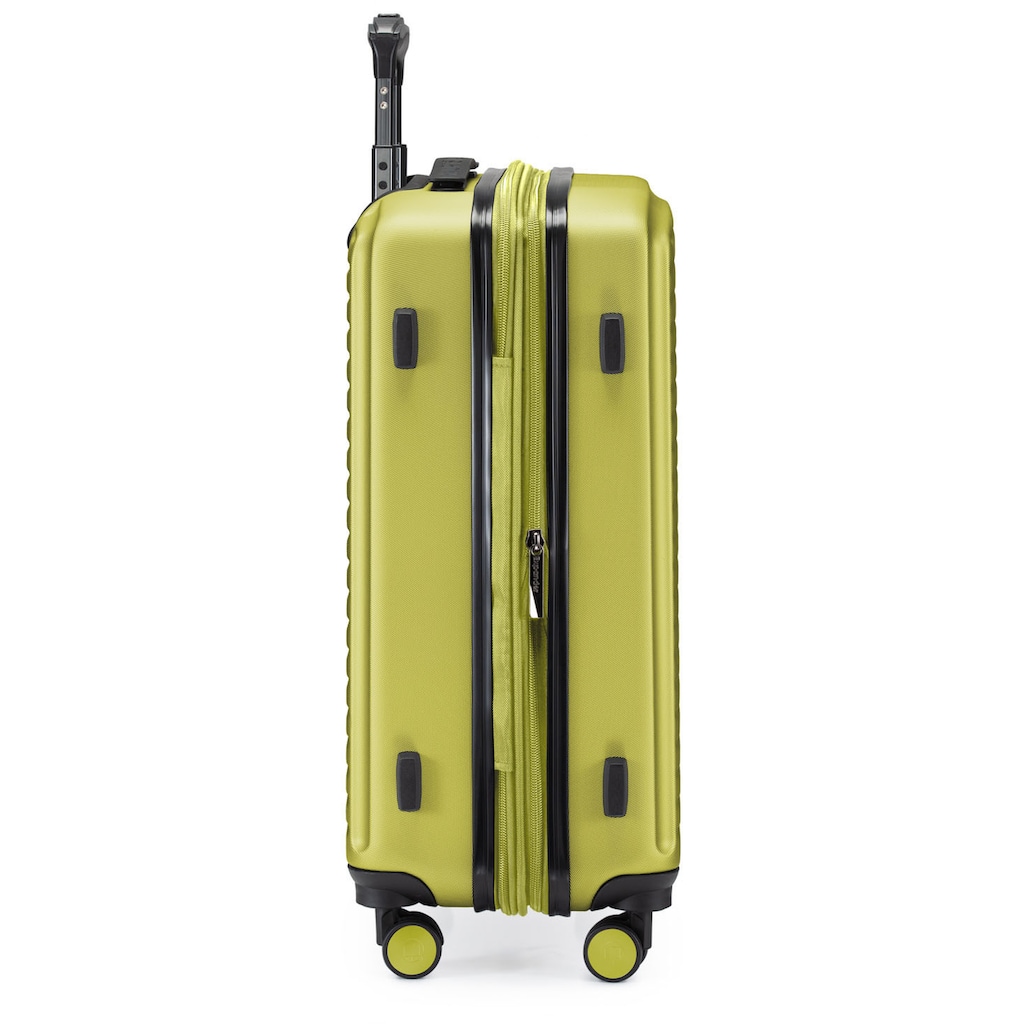 Hauptstadtkoffer Hartschalen-Trolley »Mitte, farn, 55 cm«, 4 Rollen