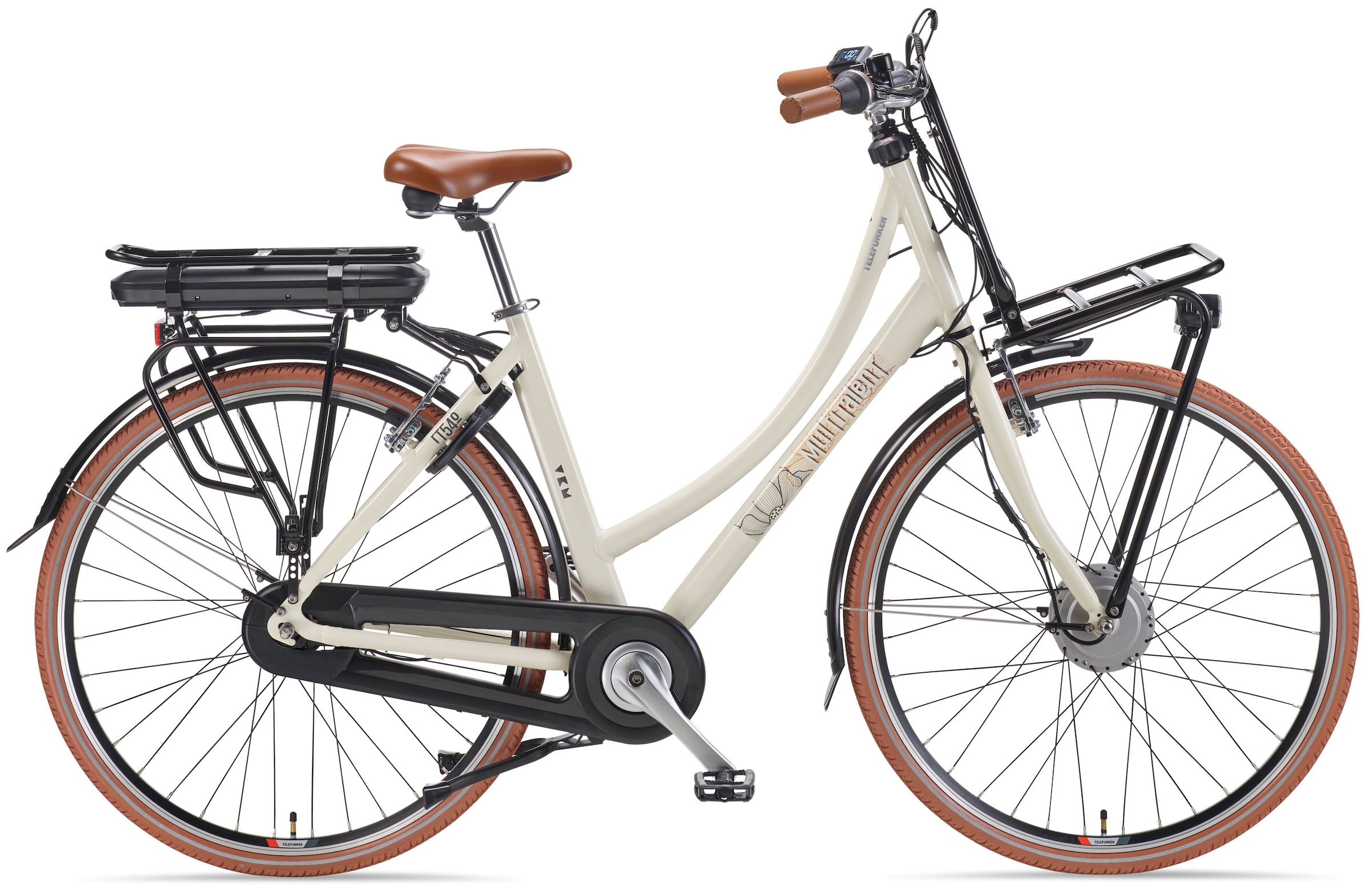 Telefunken »Multitalent RT540« 7 Gang Shimano Nexus Schaltwerk Nabenschaltung Frontmotor 250 W Pedelec, Elektrofahrrad für Damen u. Herren