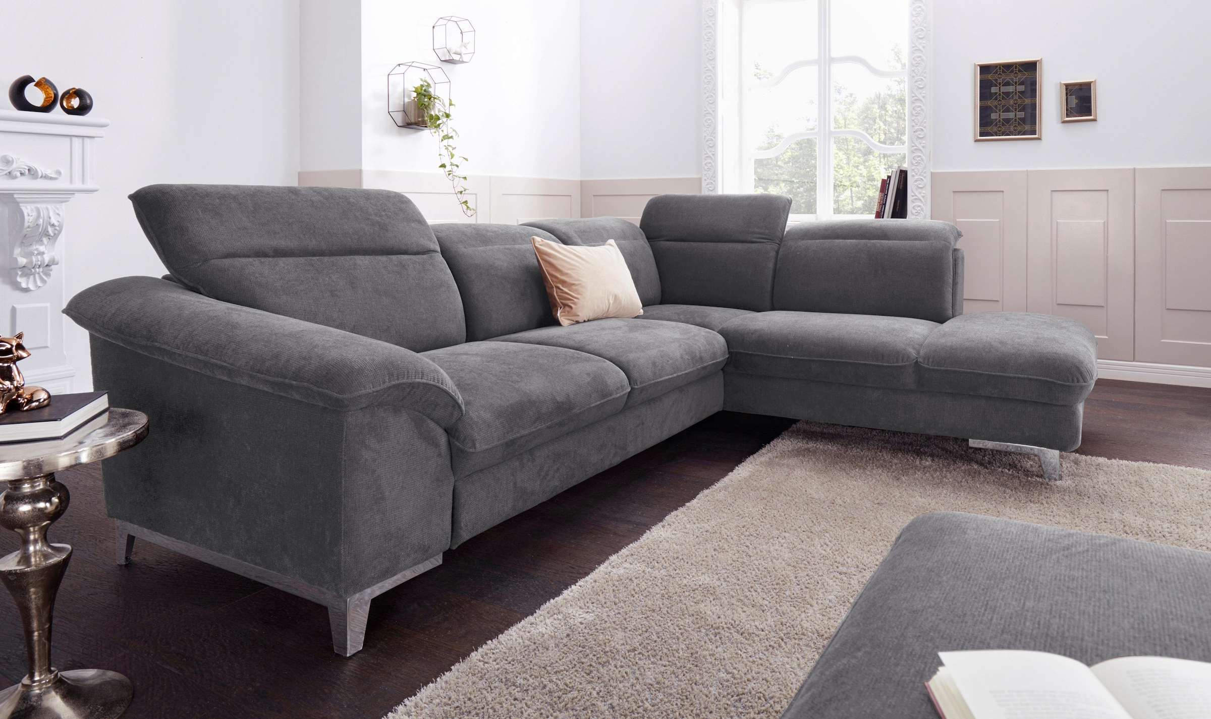 COTTA Polstergarnitur "Teresa L-Form", (Set), Set bestehend aus: Ecksofa mi günstig online kaufen