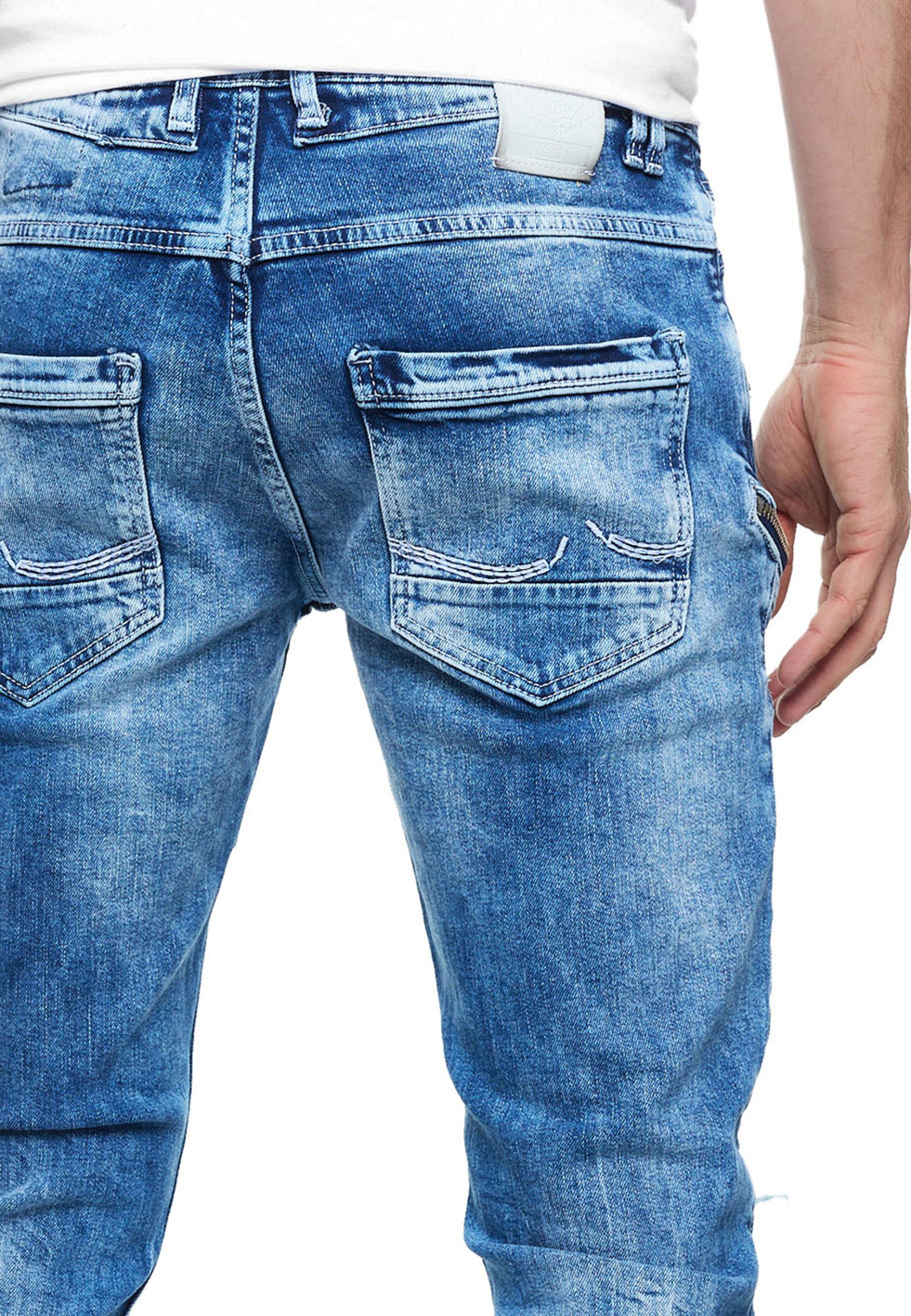 Rusty Neal Straight-Jeans »MORI«, mit trendigen Zierelementen