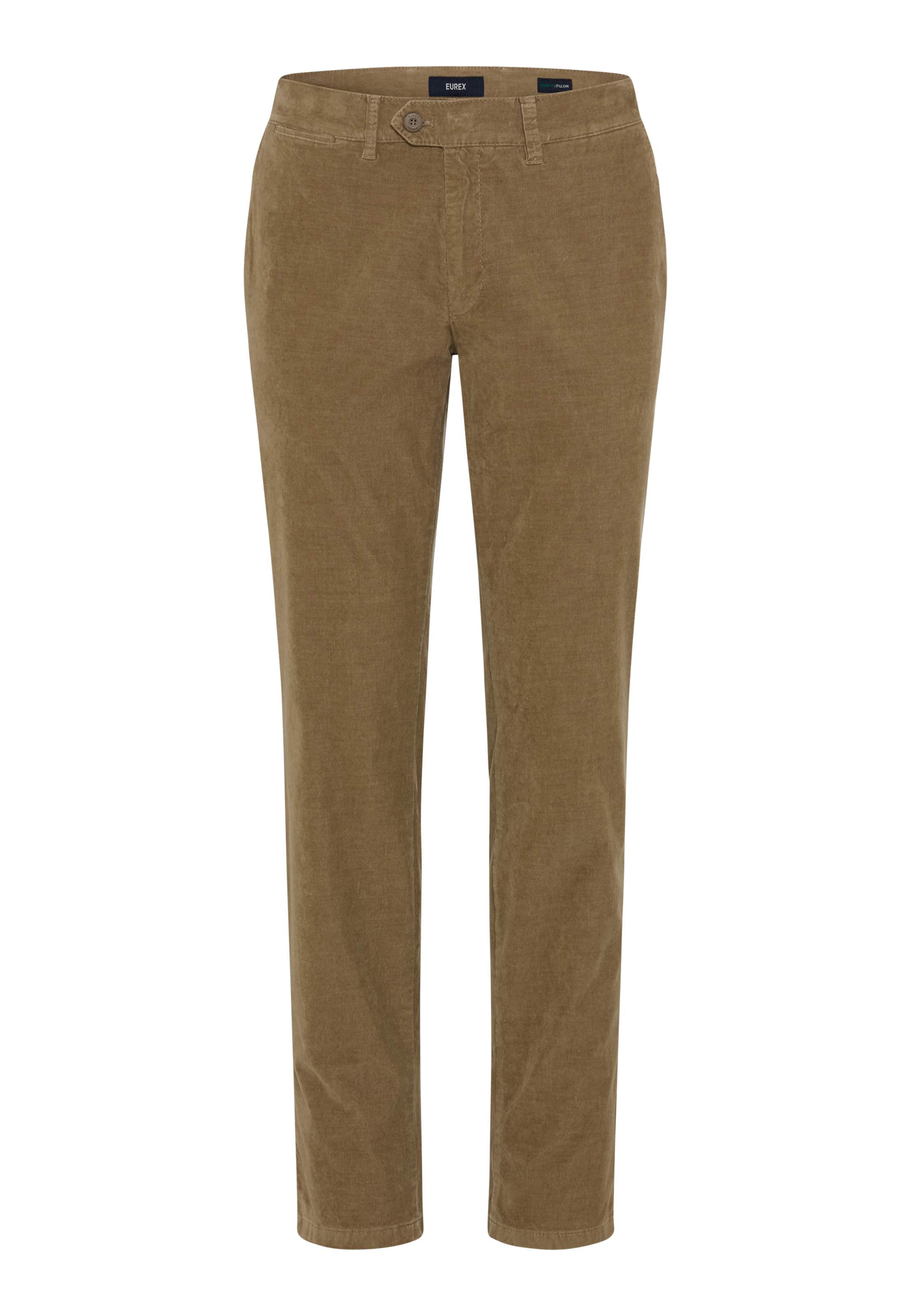 EUREX BY BRAX Herren Chinohose "Style JOHN", braun, Gr. 48, Web, 71% Baumwolle, 27% Viskose, 2% Elasthan, Hosen