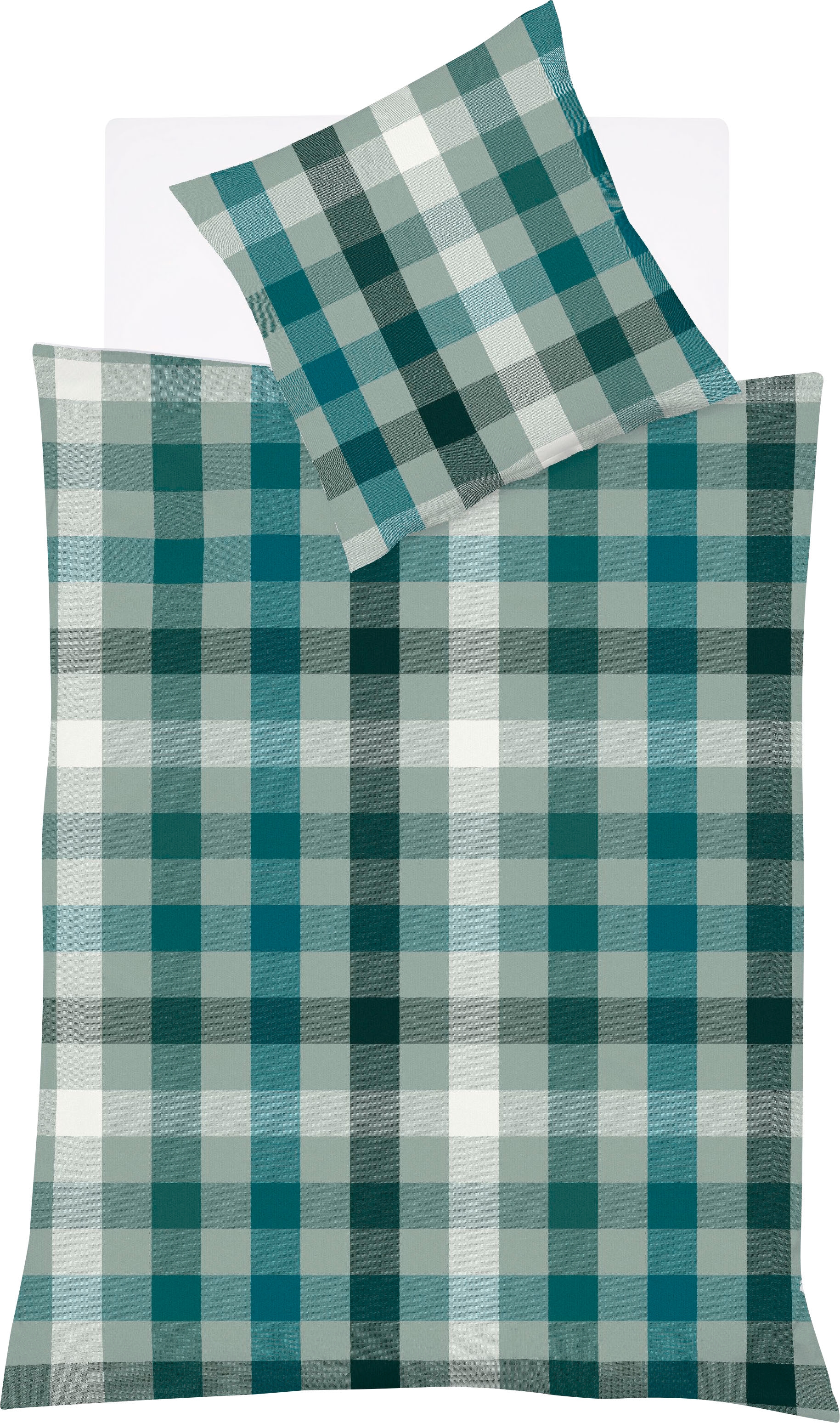 fleuresse Bettwäsche "Lech 3742" 3 Stk. Edelflanell, Baumwolle, in Gr. 135x200, 155x220, 200x200cm