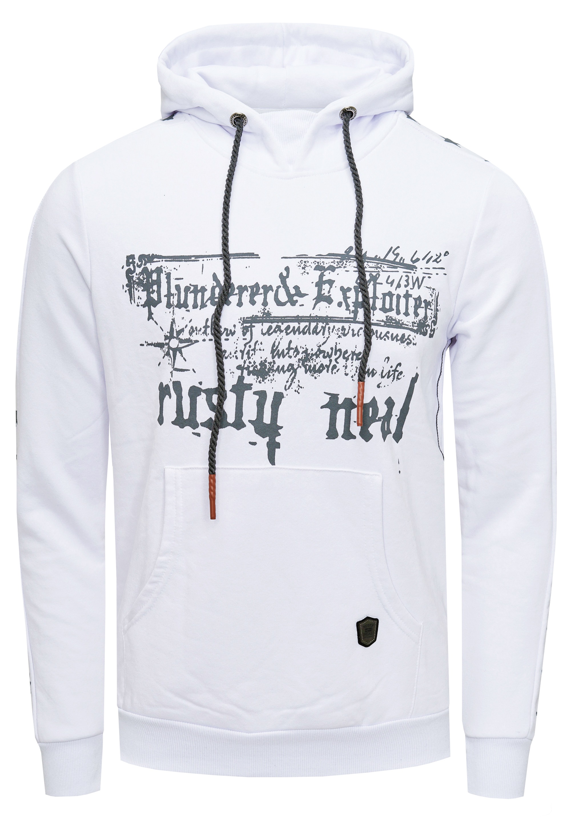 Rusty Neal Kapuzensweatshirt, mit plakativem Frontprint