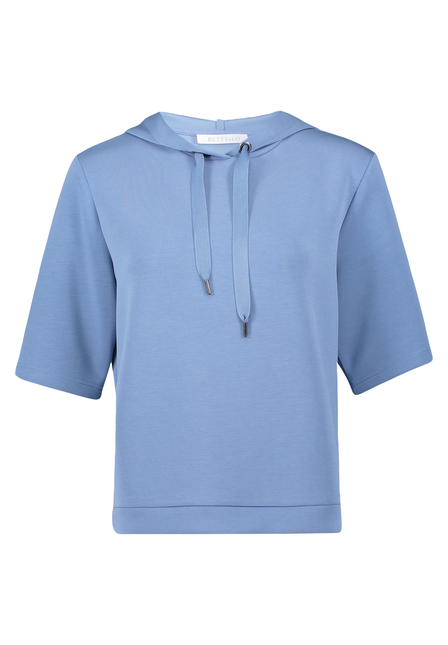 Betty&Co Kurzarmshirt »Betty & Co Sweatshirt mit Kapuze«, (1 tlg.)